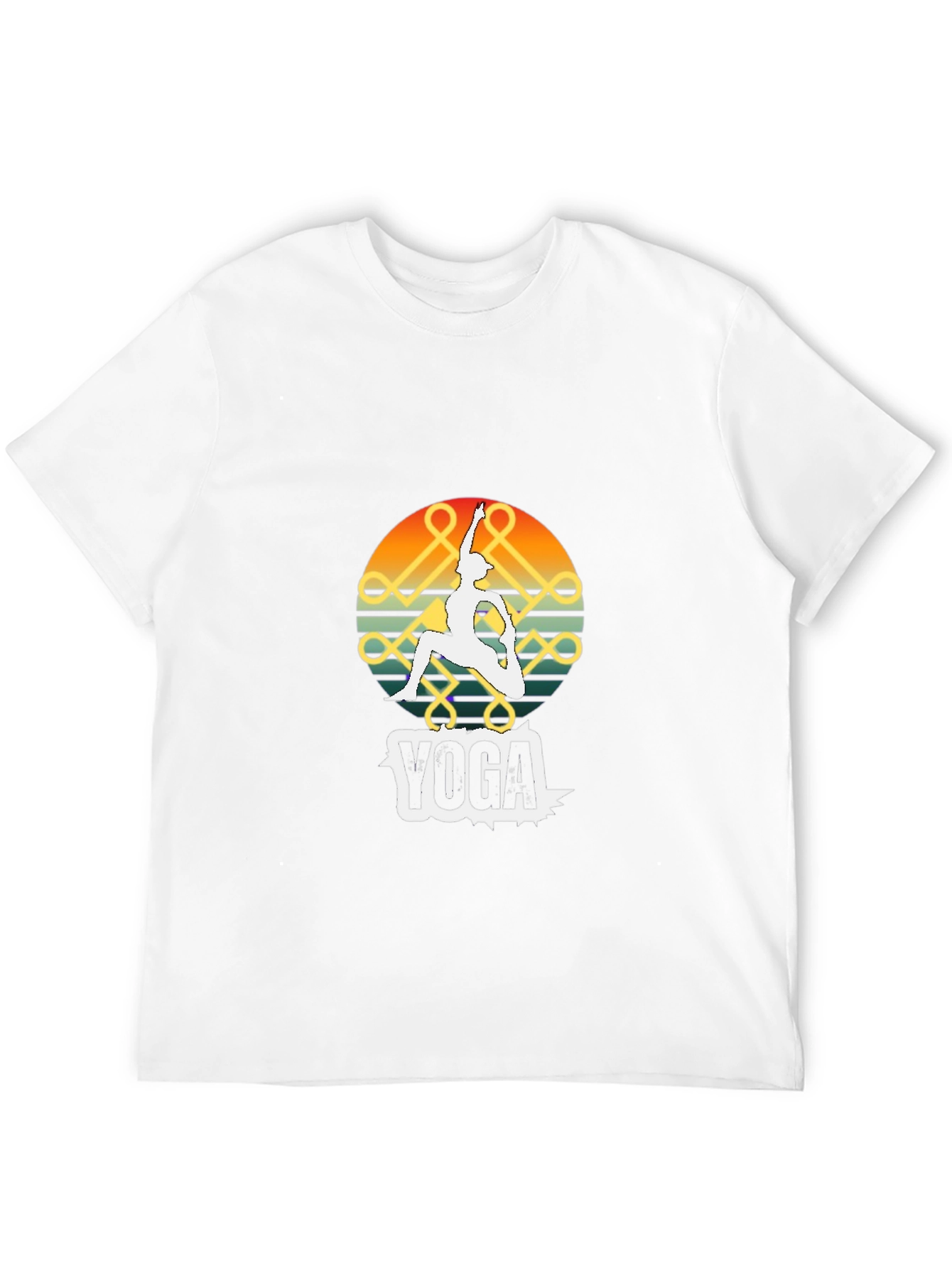 Yoga Pose Graphic Tee - Meditative Style Shirt