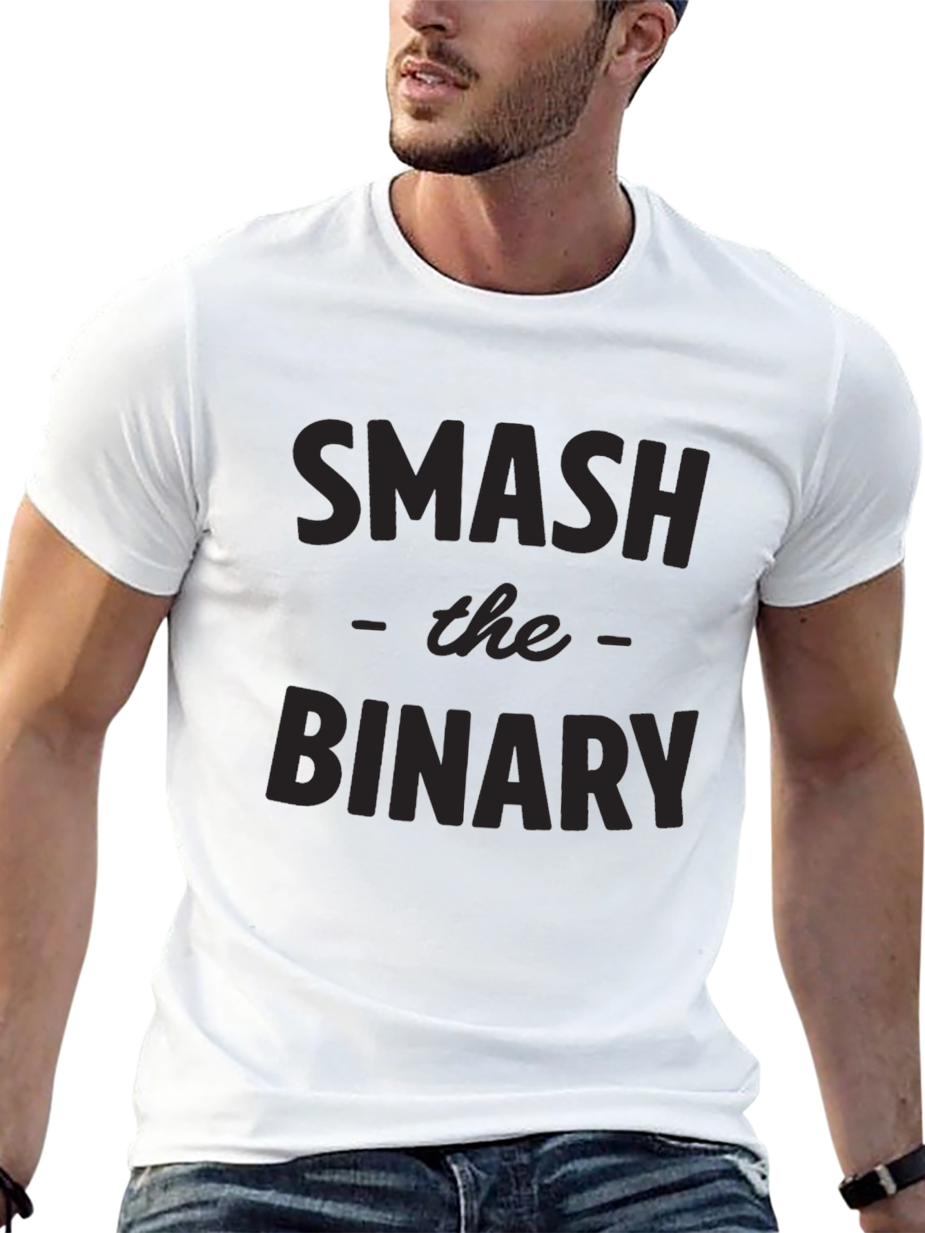 Smash the Binary Graphic T-Shirt