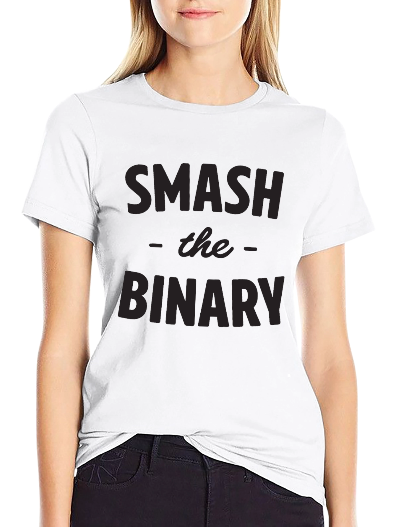 Smash the Binary Graphic T-Shirt