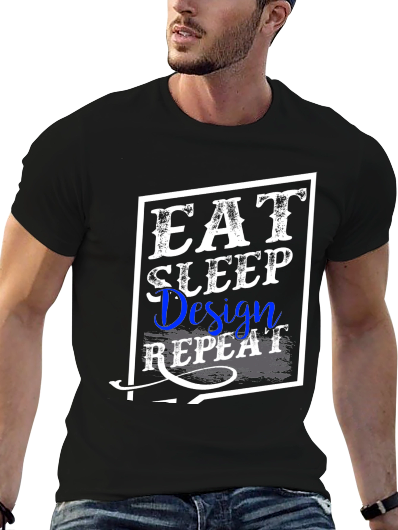 Eat Sleep Design Repeat Graphic Tee