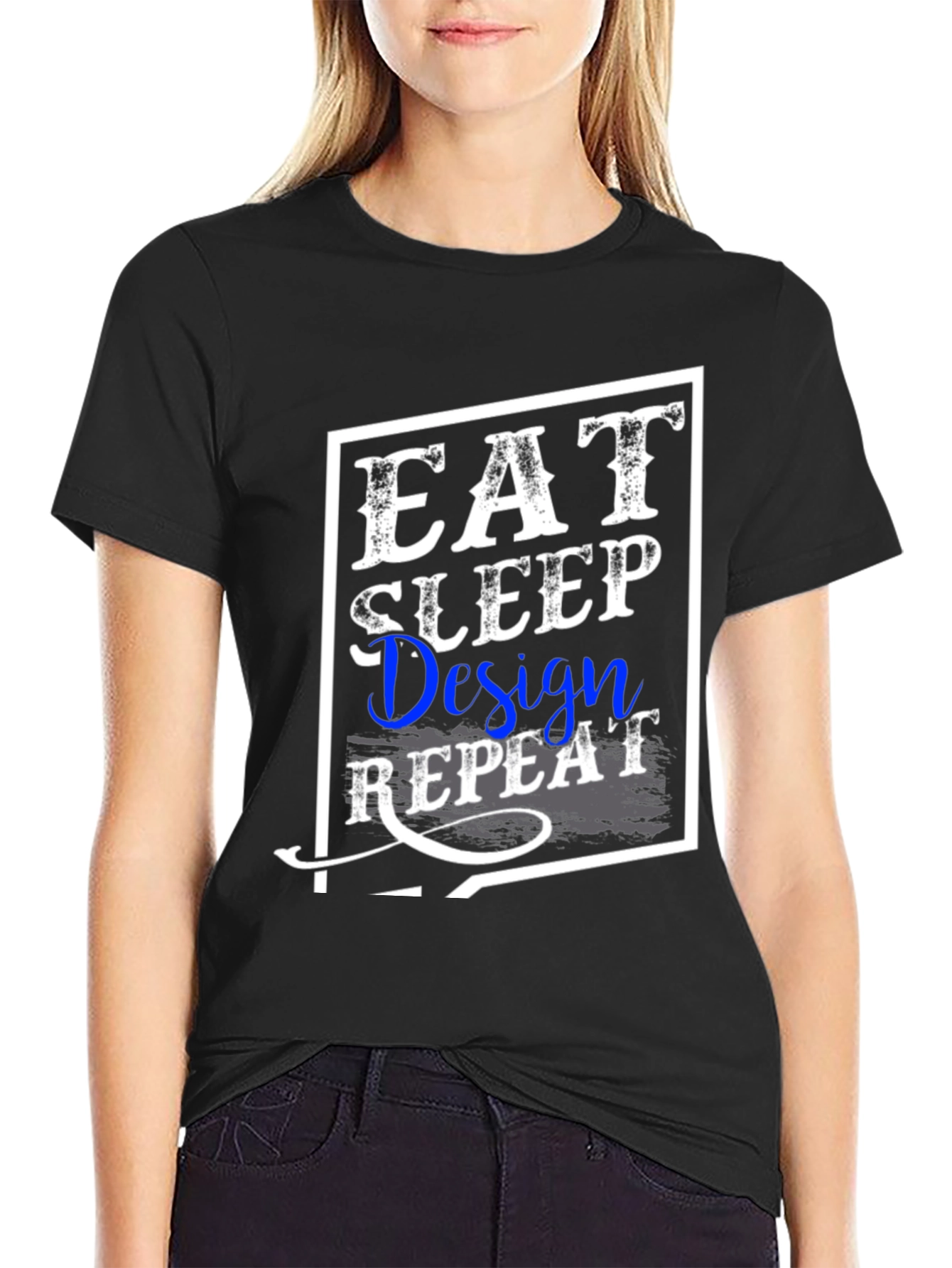 Eat Sleep Design Repeat Graphic Tee