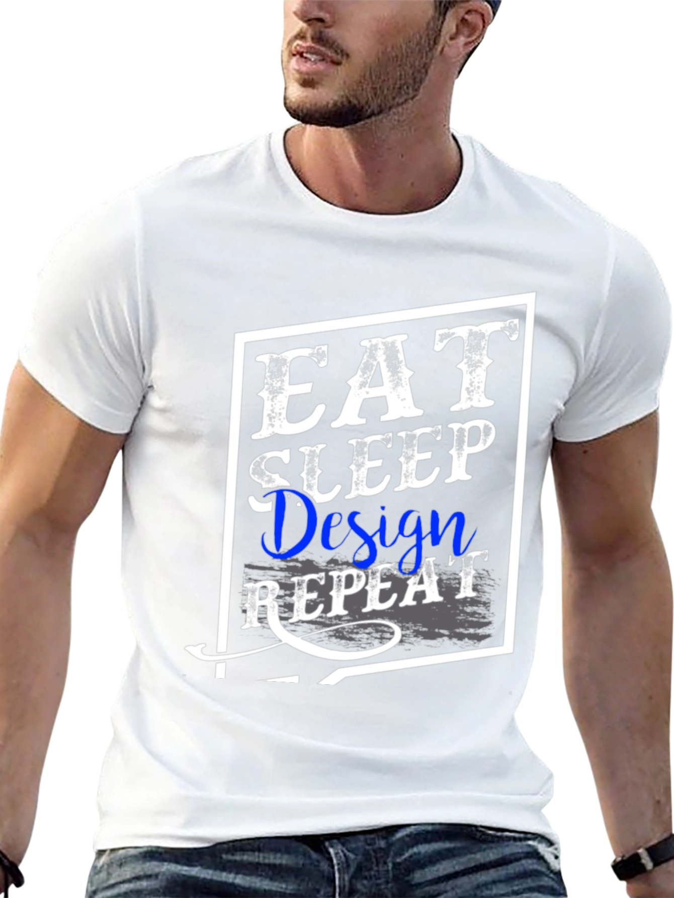 Eat Sleep Design Repeat Graphic Tee