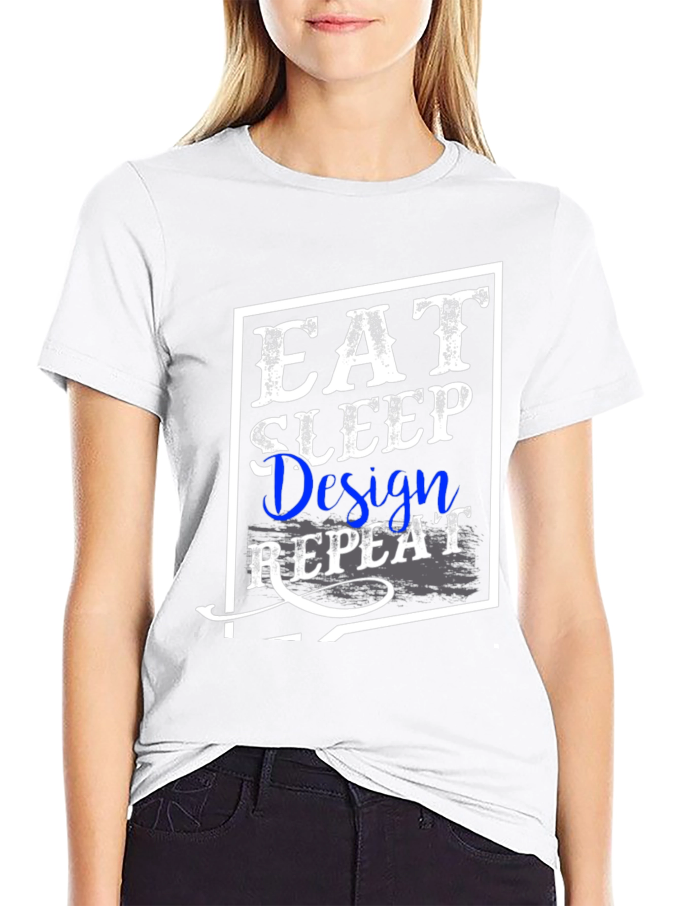 Eat Sleep Design Repeat Graphic Tee