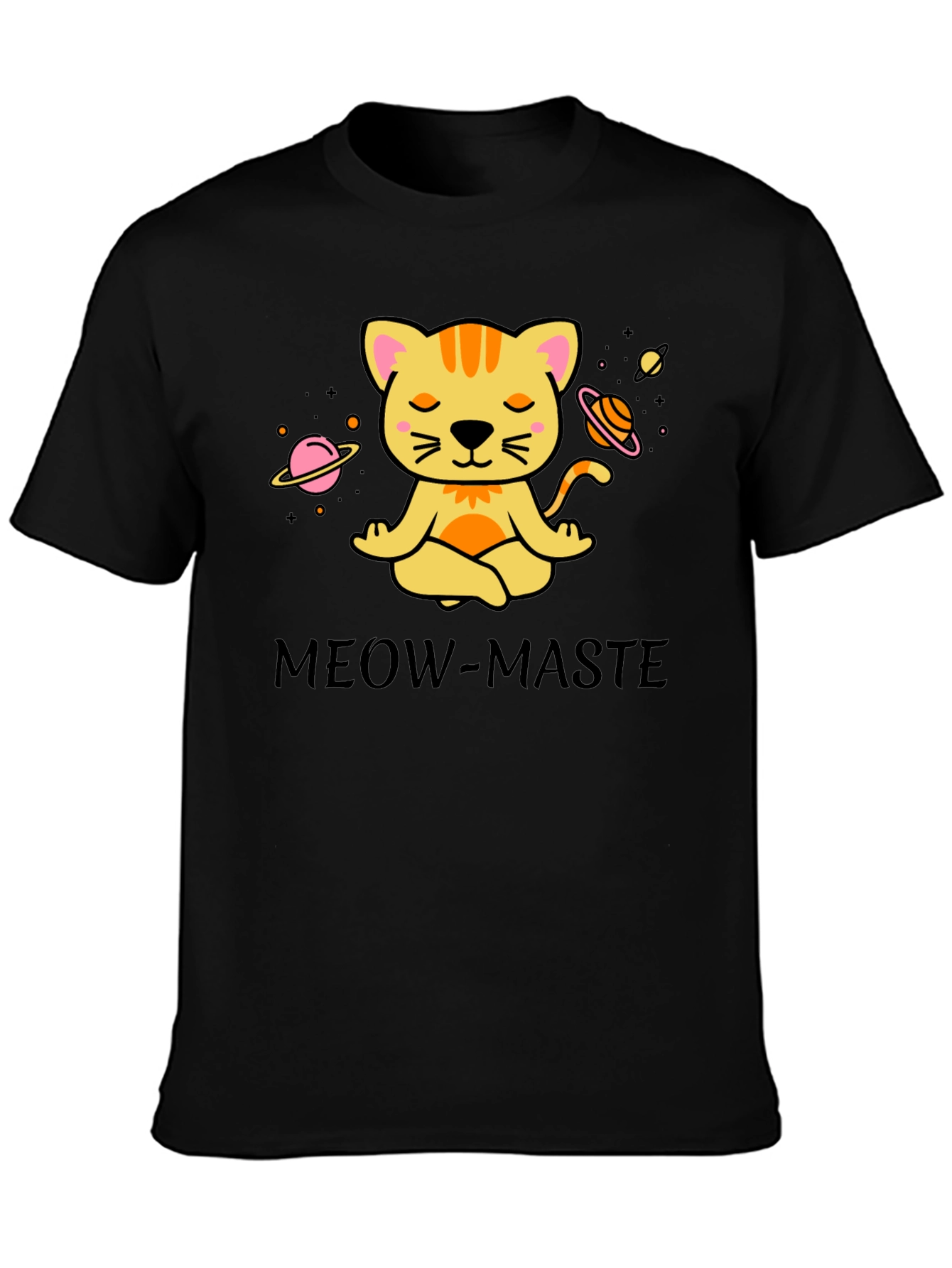 Meow-Maste Black T-Shirt