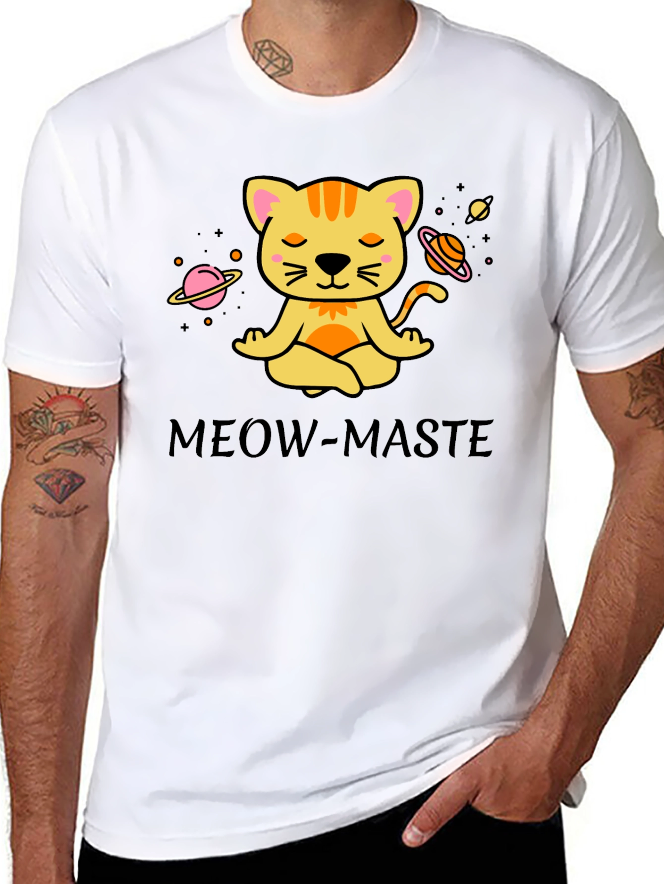 Meow-Maste Black T-Shirt