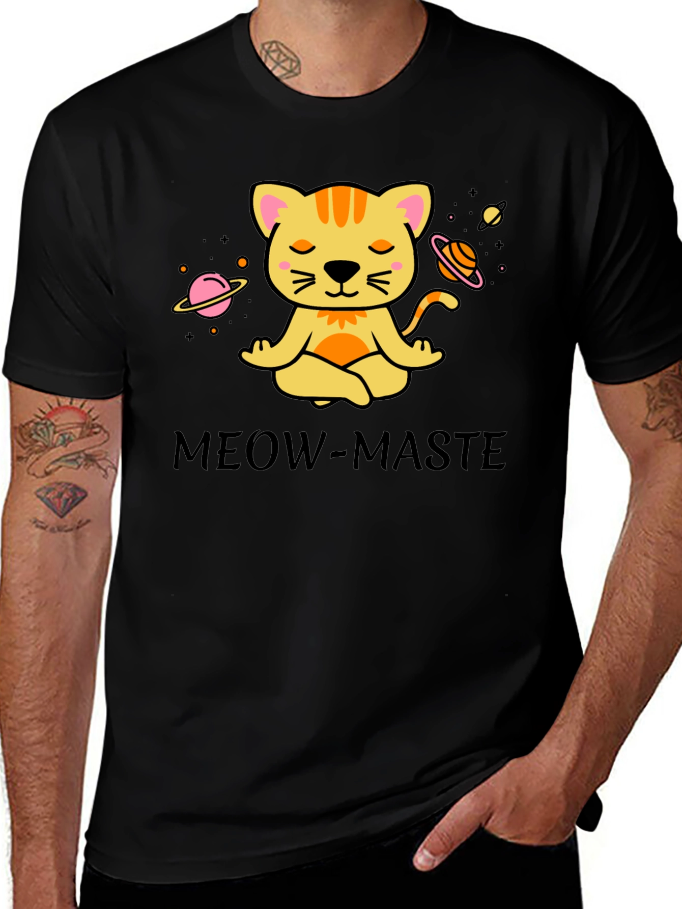 Meow-Maste Black T-Shirt