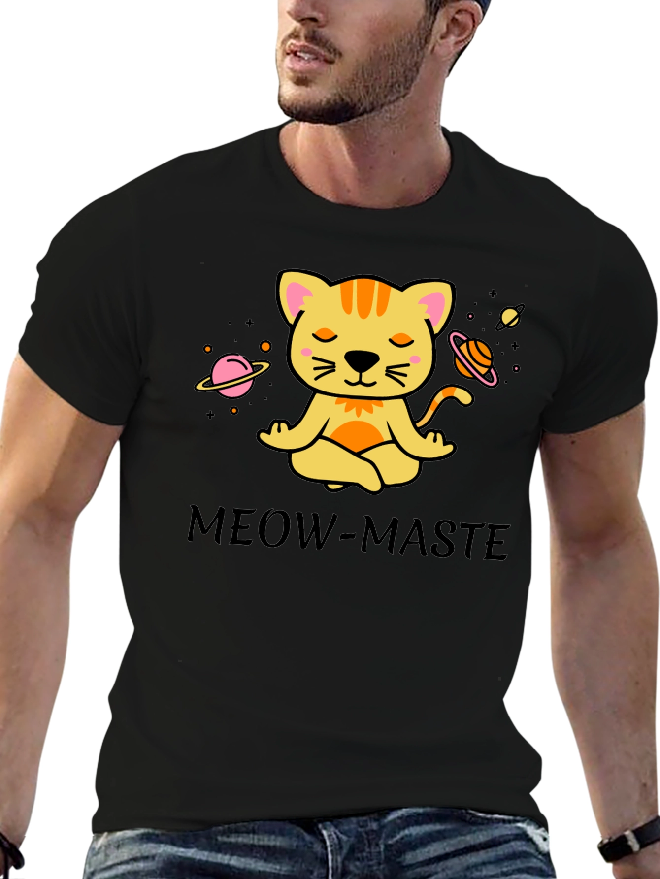 Meow-Maste Black T-Shirt