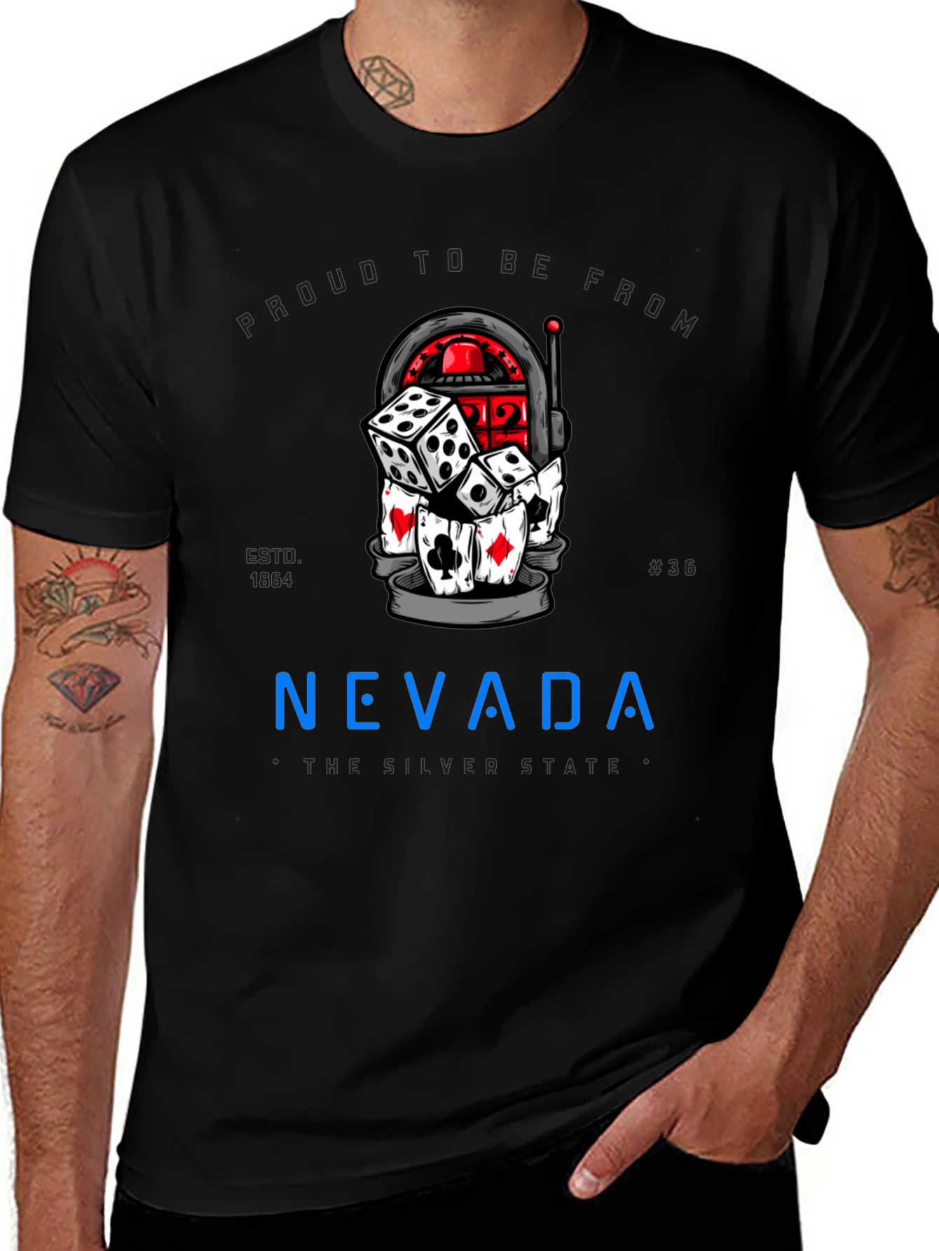 Nevada State Pride Graphic T-Shirt
