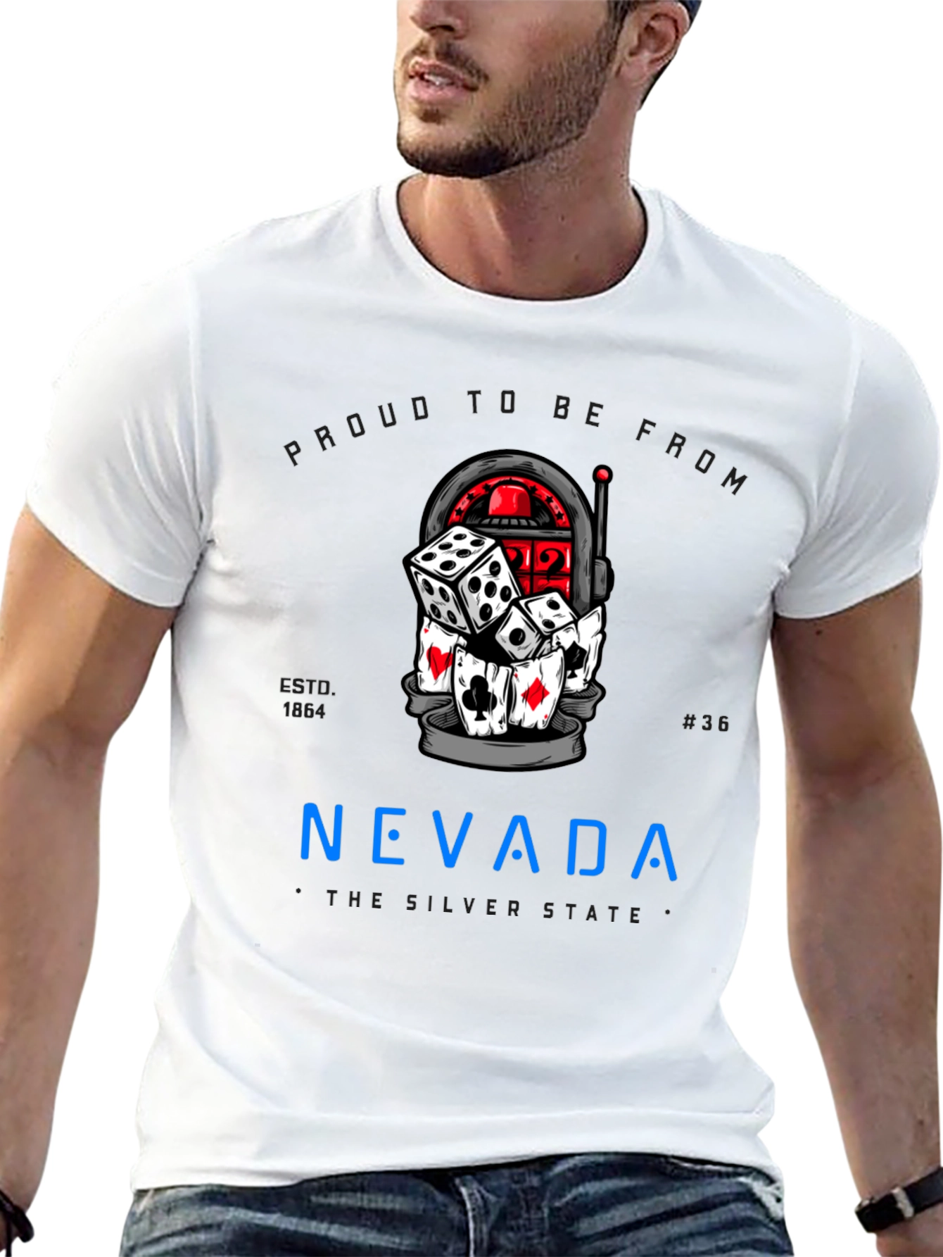 Nevada State Pride Graphic T-Shirt
