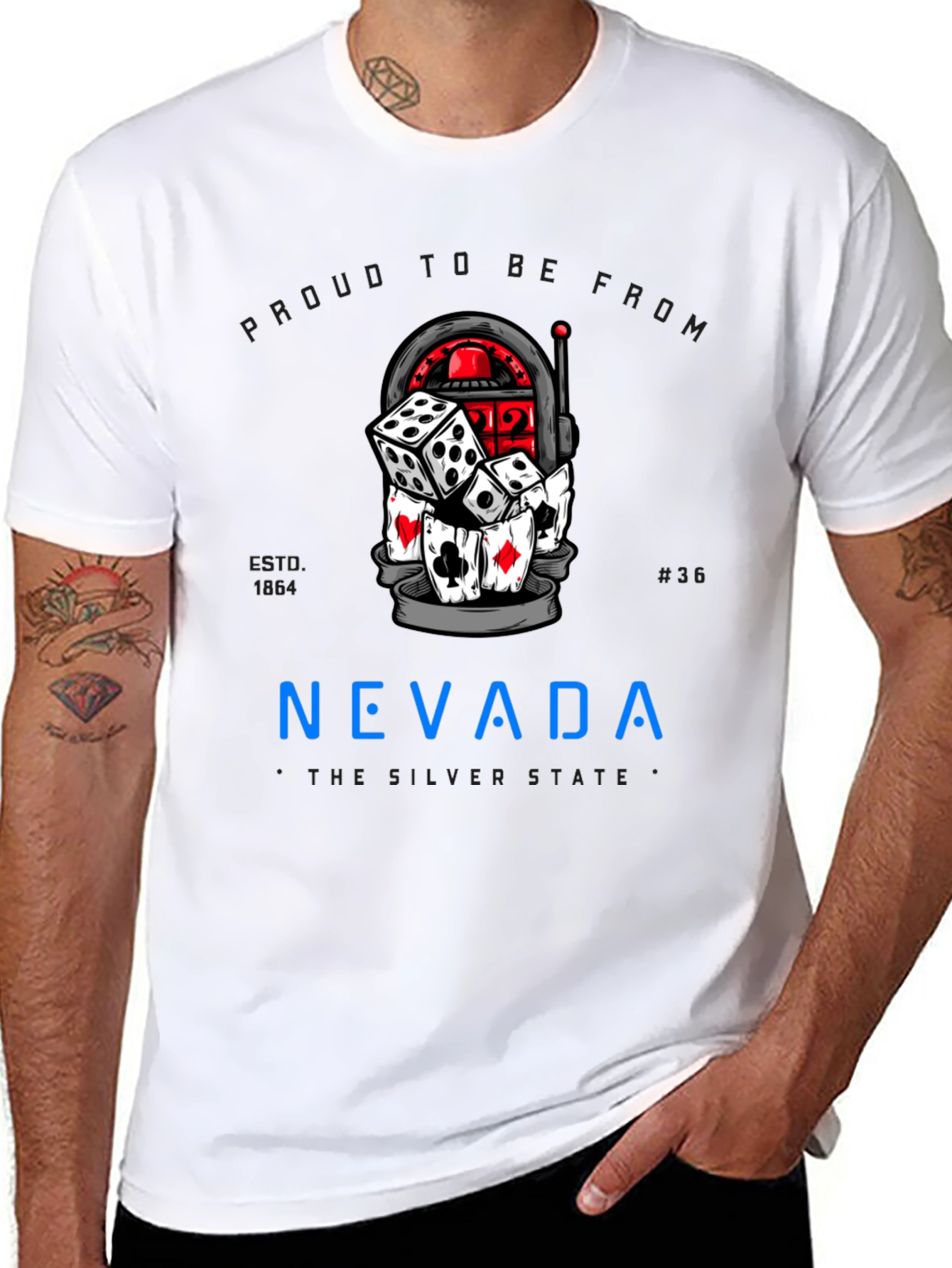 Nevada State Pride Graphic T-Shirt