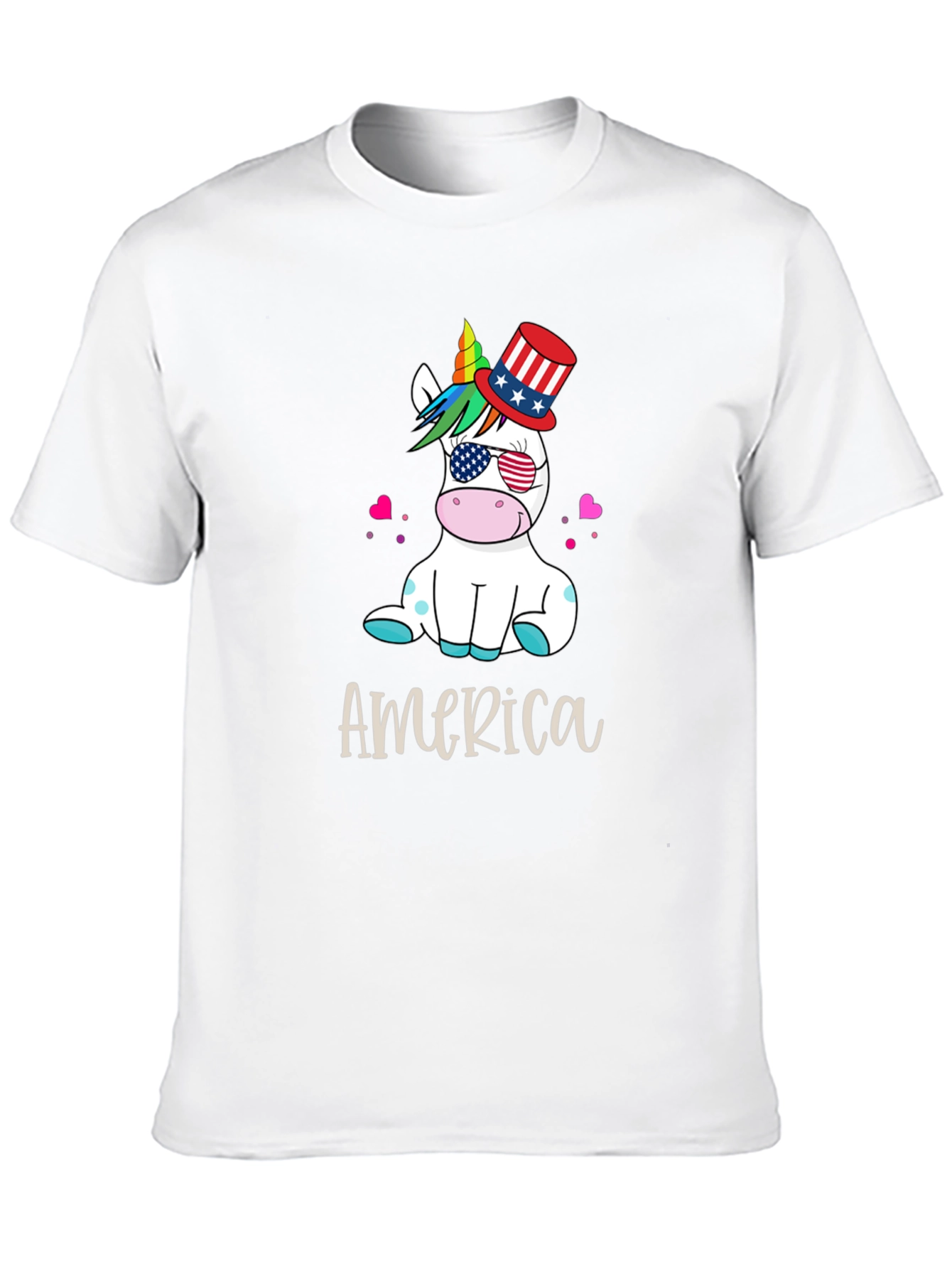 Patriotic Unicorn USA T-Shirt