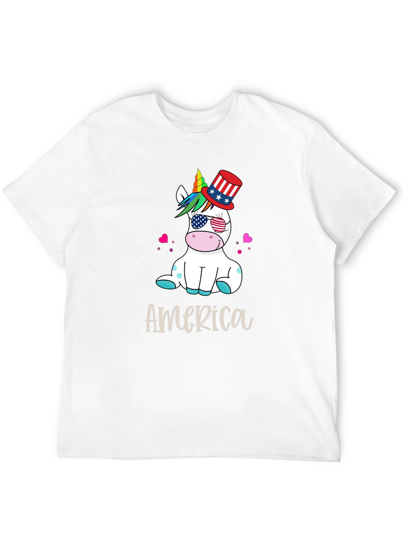 Patriotic Unicorn USA T-Shirt