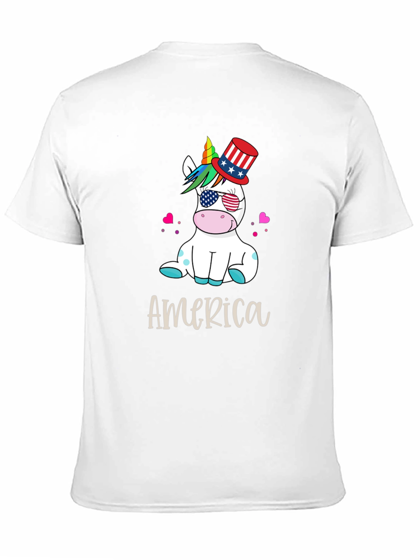 Patriotic Unicorn USA T-Shirt