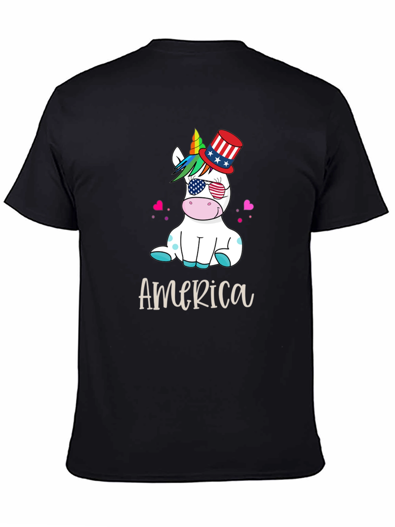 Patriotic Unicorn USA T-Shirt
