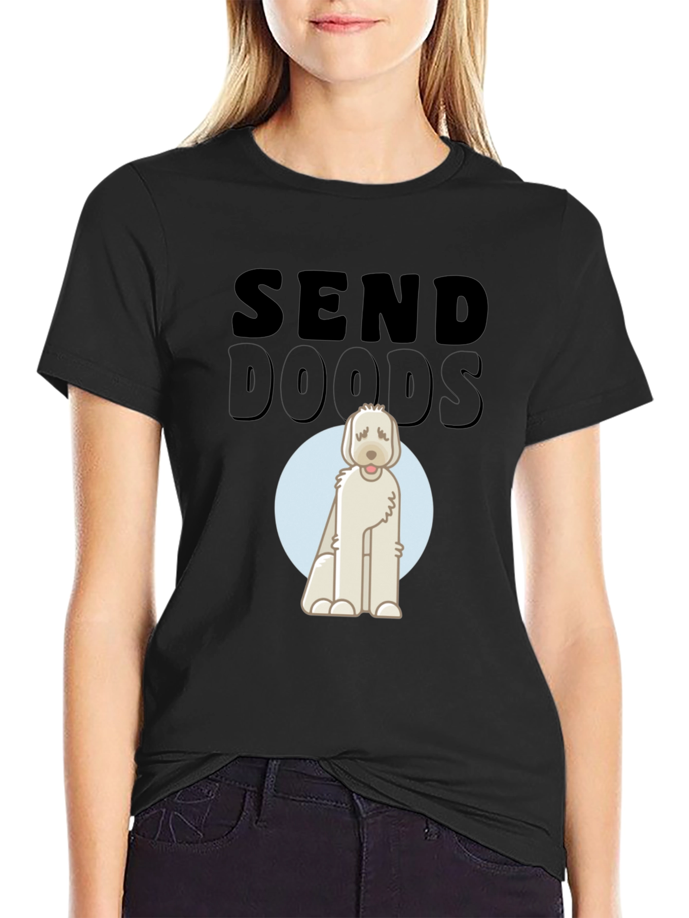 Send Doods T-Shirt - Funny Doodle Dog Tee