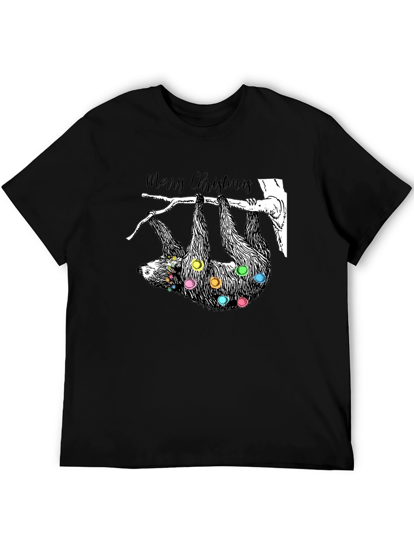 Festive Sloth Christmas T-Shirt