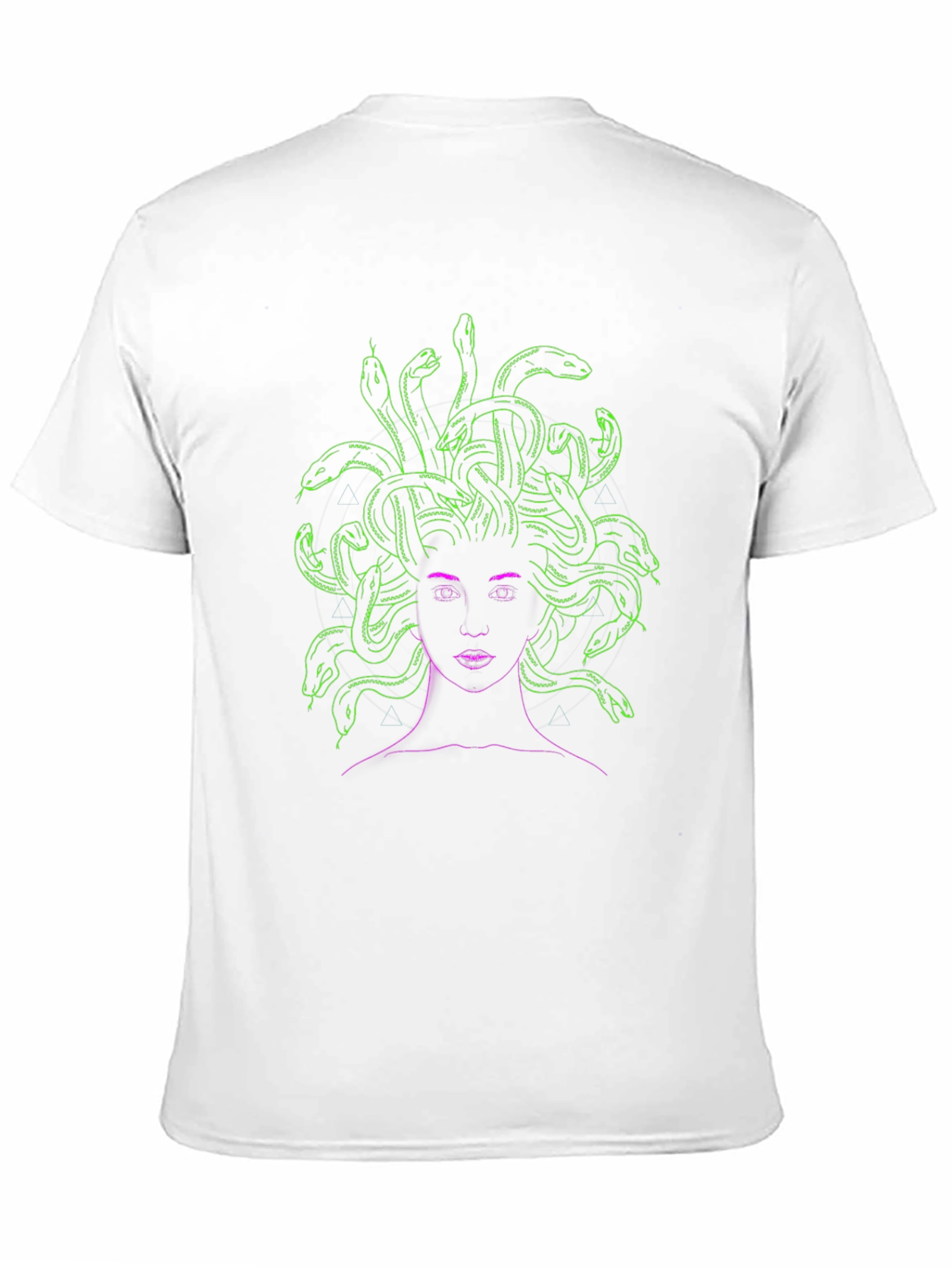 Medusa Graphic Tee - Neon Green Snake Hair