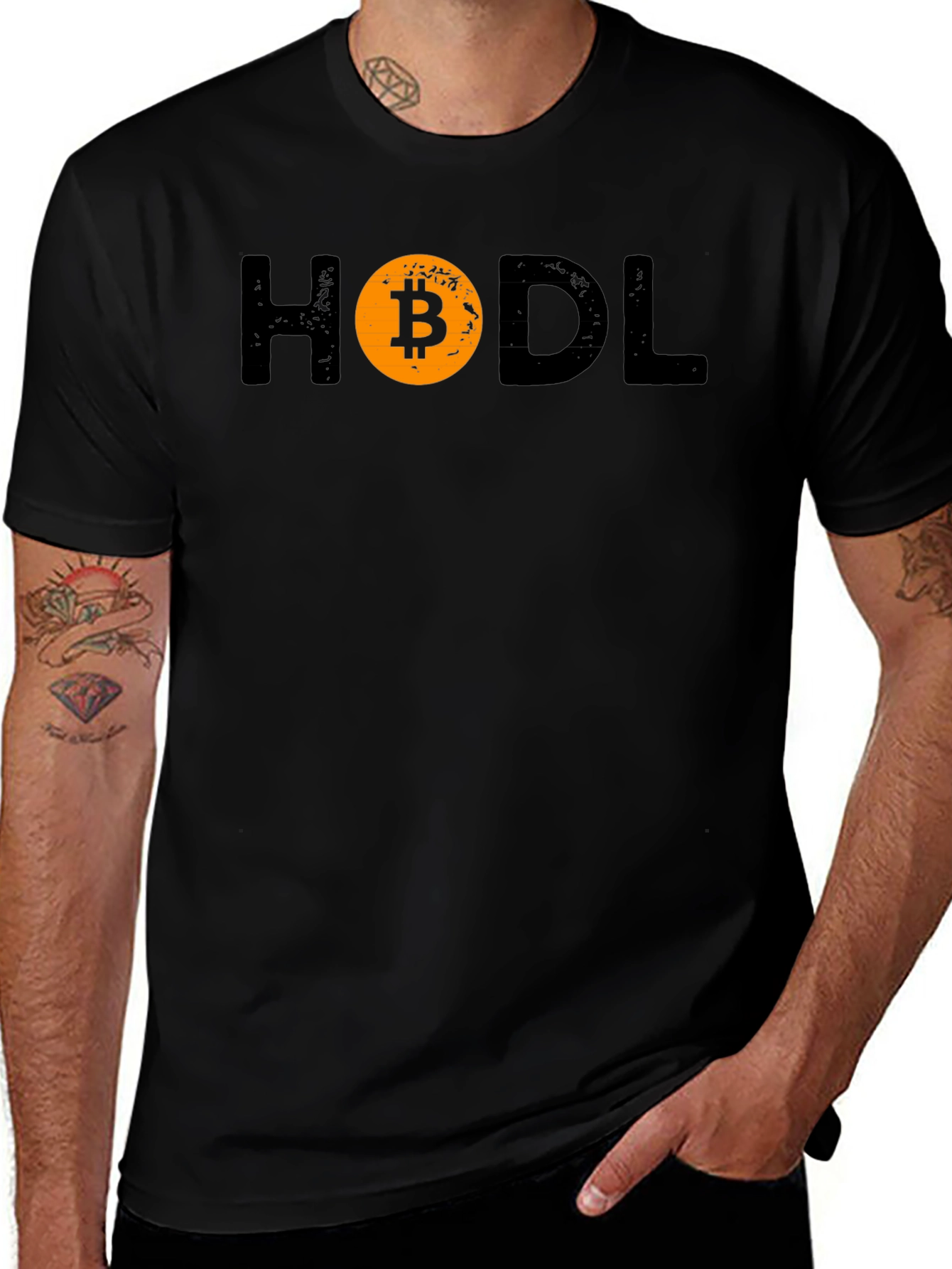 HODL Bitcoin Graphic Tee - Crypto Investor T-Shirt