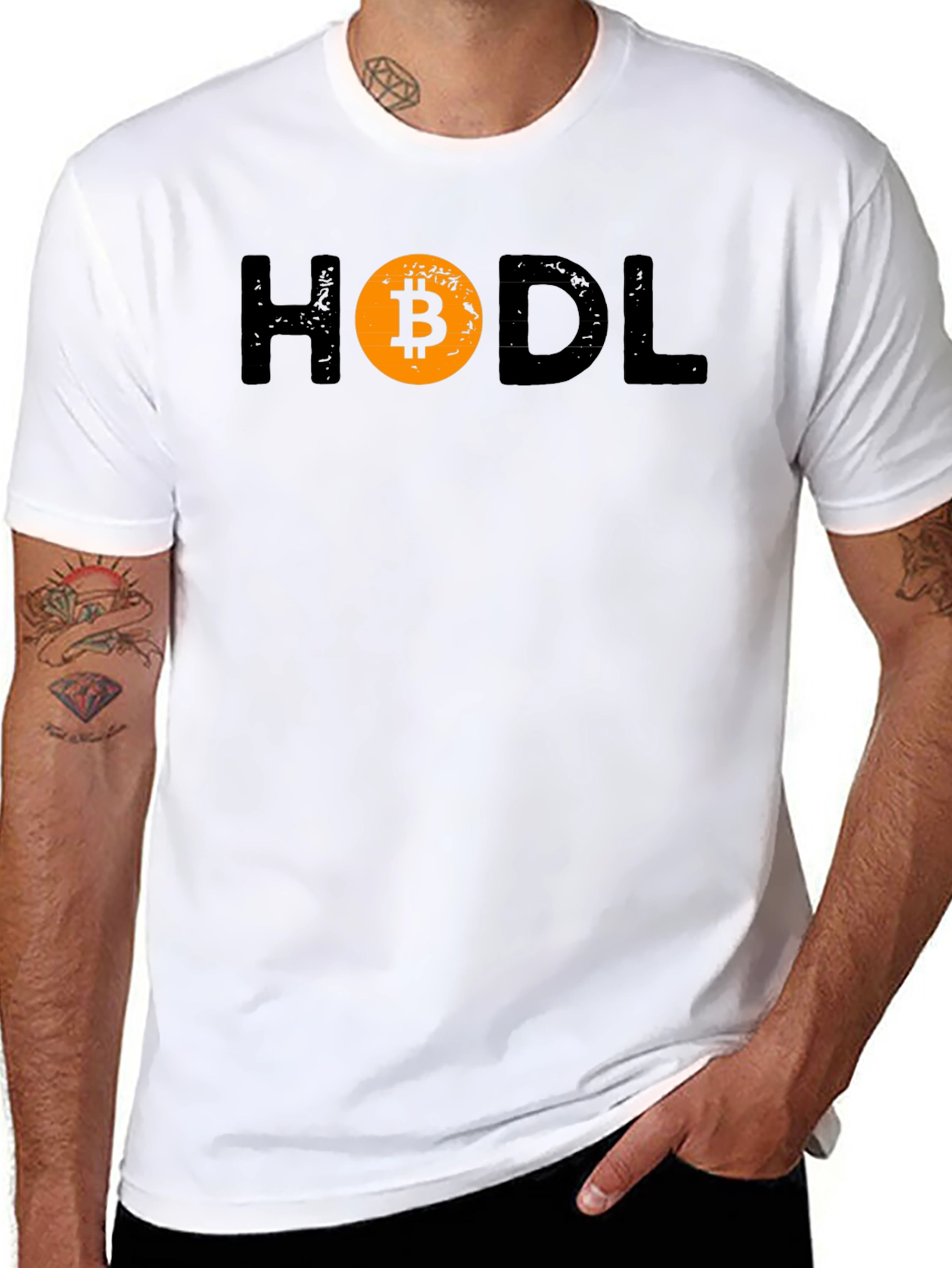 HODL Bitcoin Graphic Tee - Crypto Investor T-Shirt