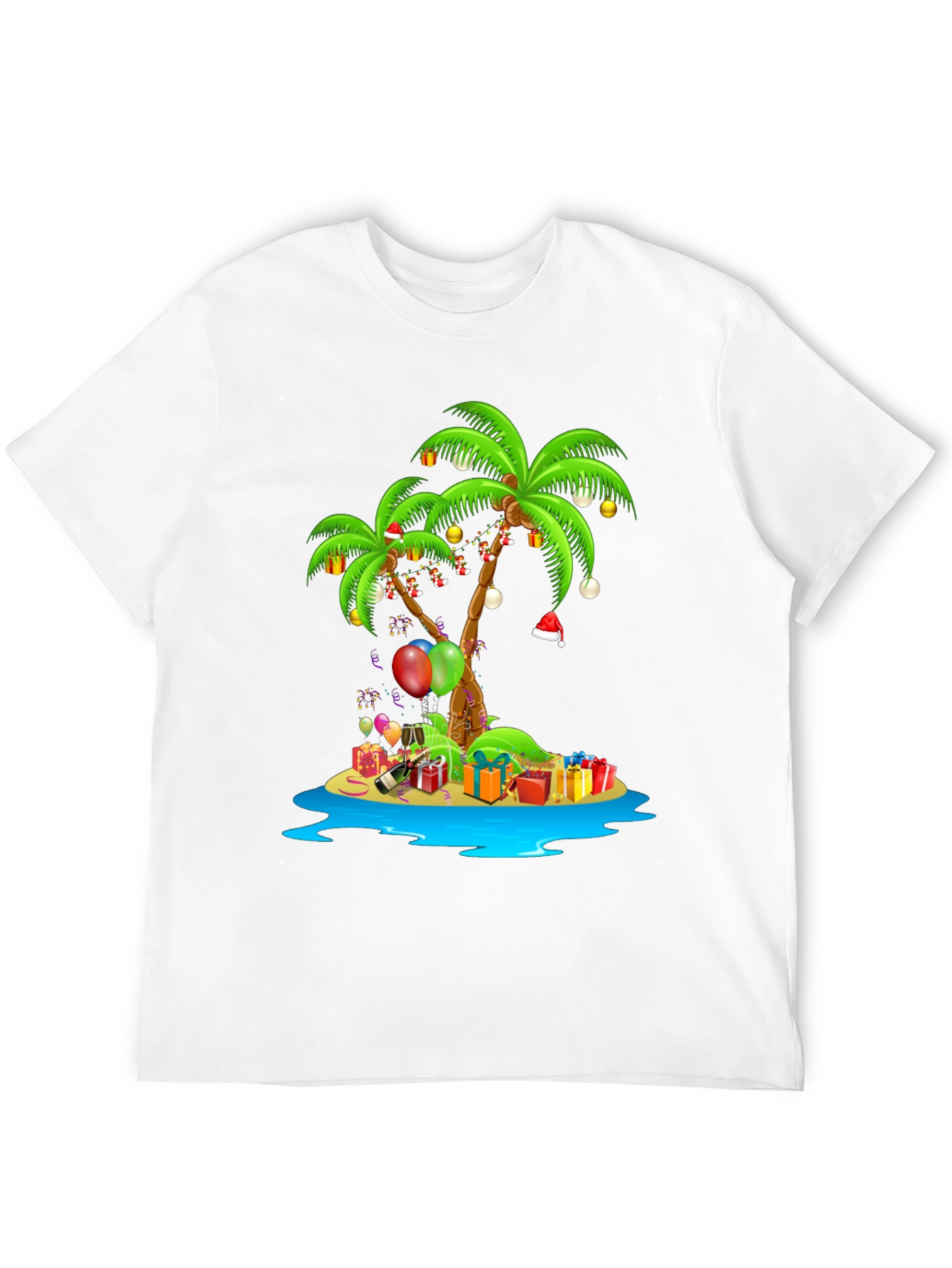 Tropical Christmas Island Graphic Tee