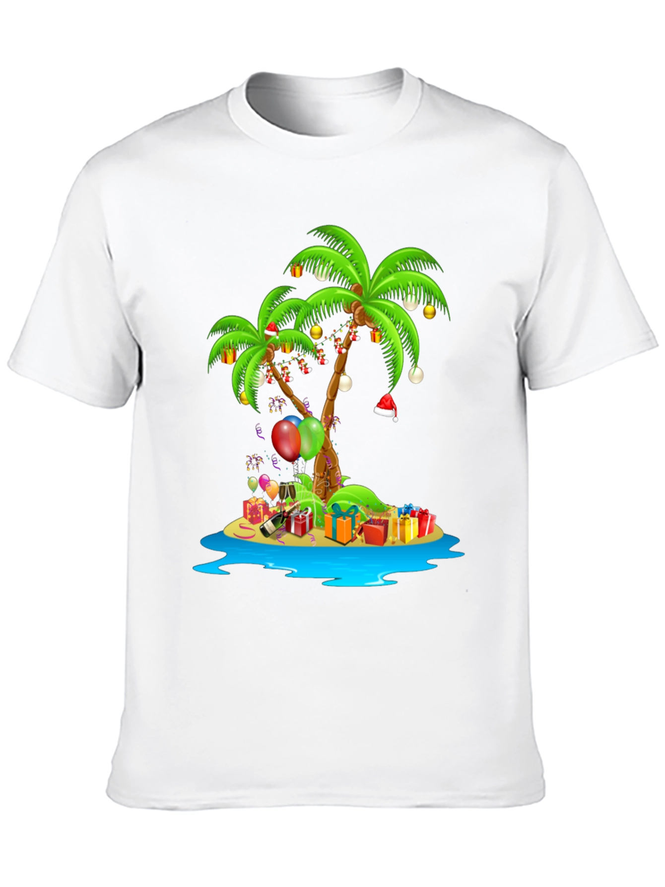 Tropical Christmas Island Graphic Tee