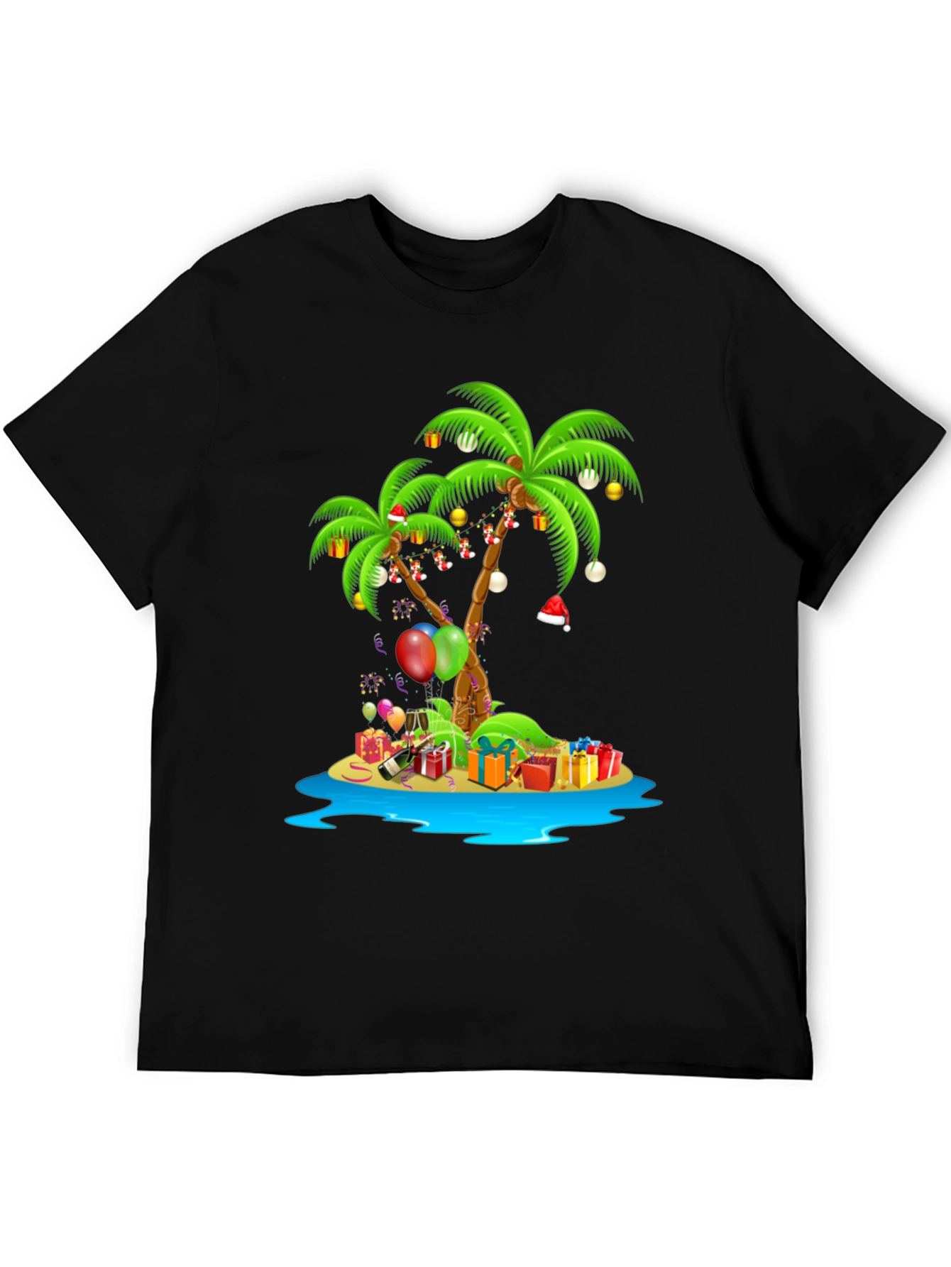 Tropical Christmas Island Graphic Tee