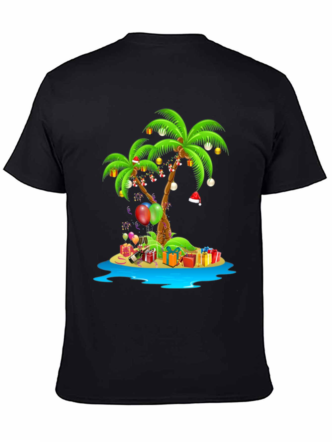 Tropical Christmas Island Graphic Tee