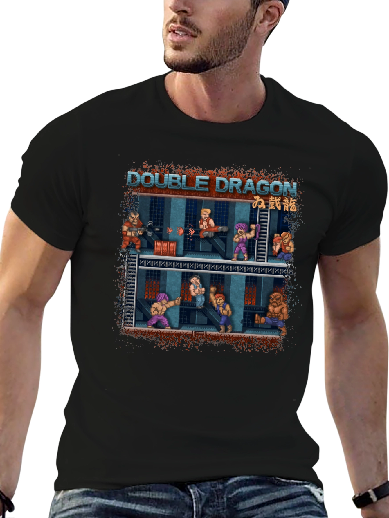 Double Dragon T-Shirt - Retro Arcade Game Tee