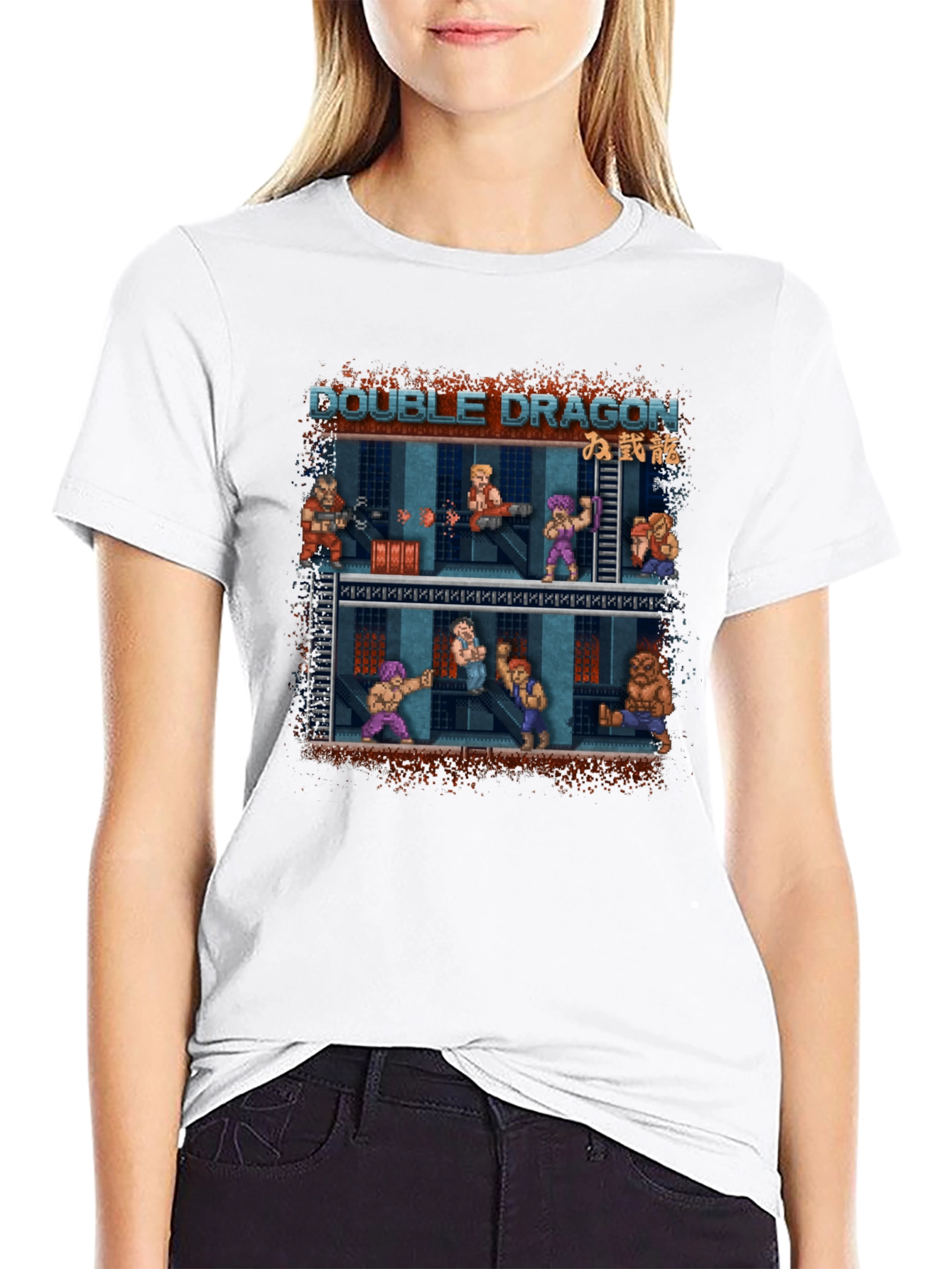 Double Dragon T-Shirt - Retro Arcade Game Tee