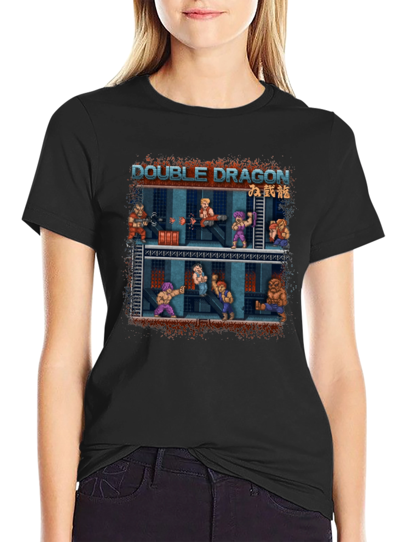 Double Dragon T-Shirt - Retro Arcade Game Tee