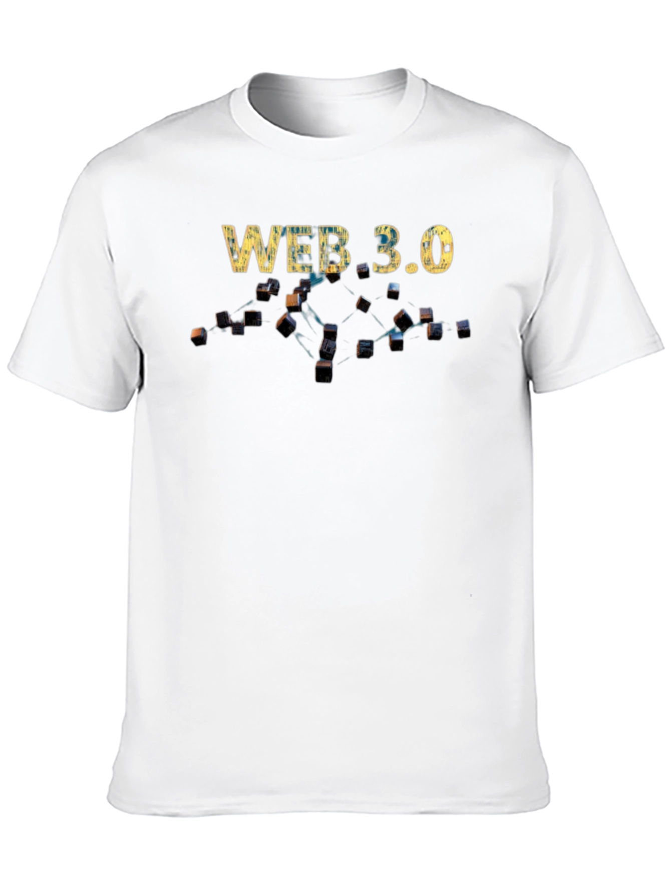 Web 3.0 Black T-Shirt - Modern Tech Design