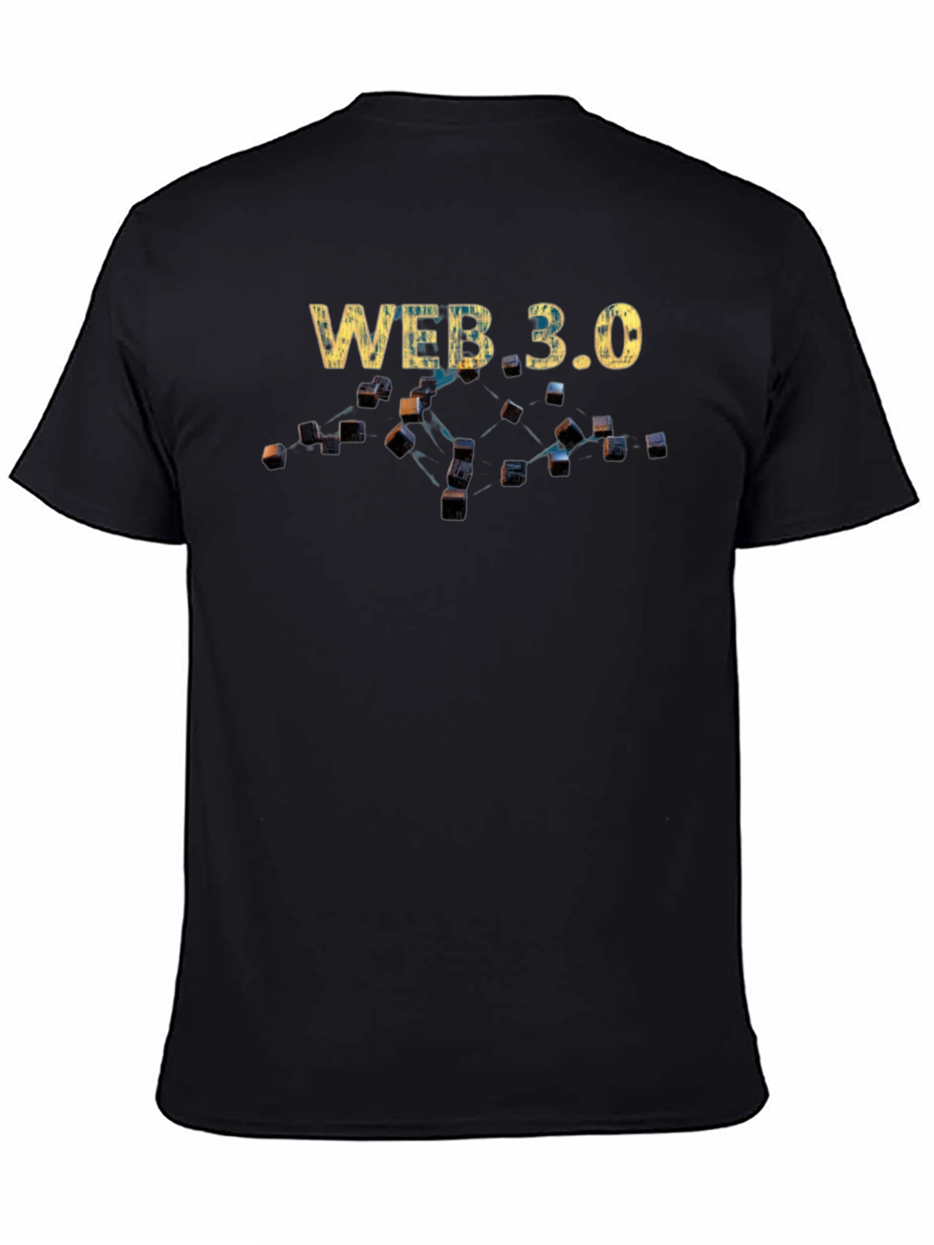 Web 3.0 Black T-Shirt - Modern Tech Design