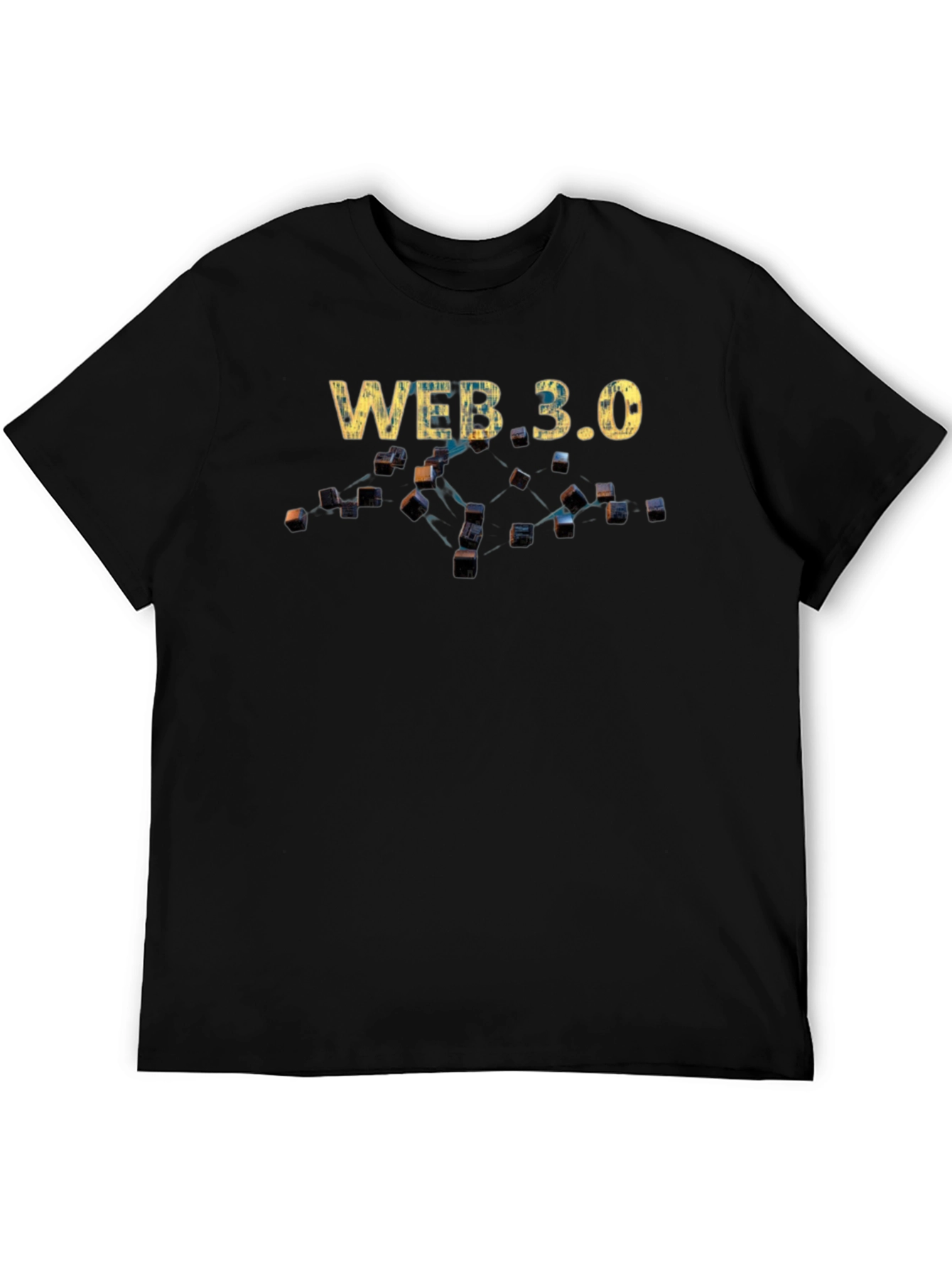 Web 3.0 Black T-Shirt - Modern Tech Design