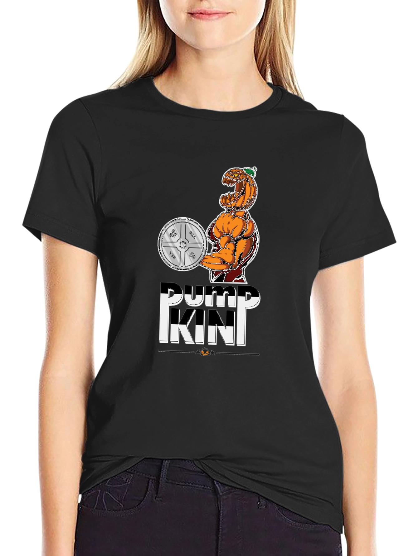 Pumpkin Gym T-Shirt | Halloween Fitness