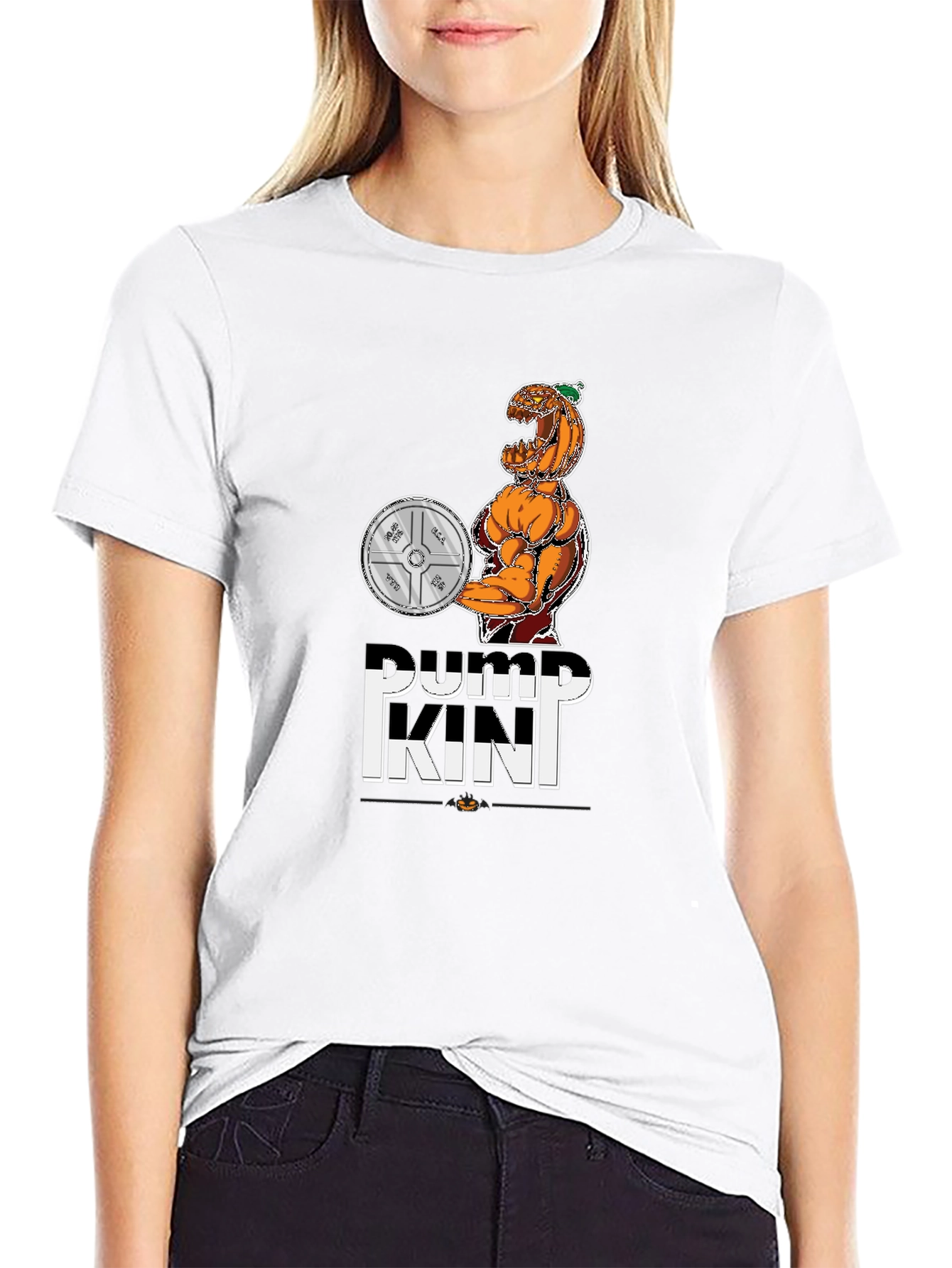 Pumpkin Gym T-Shirt | Halloween Fitness