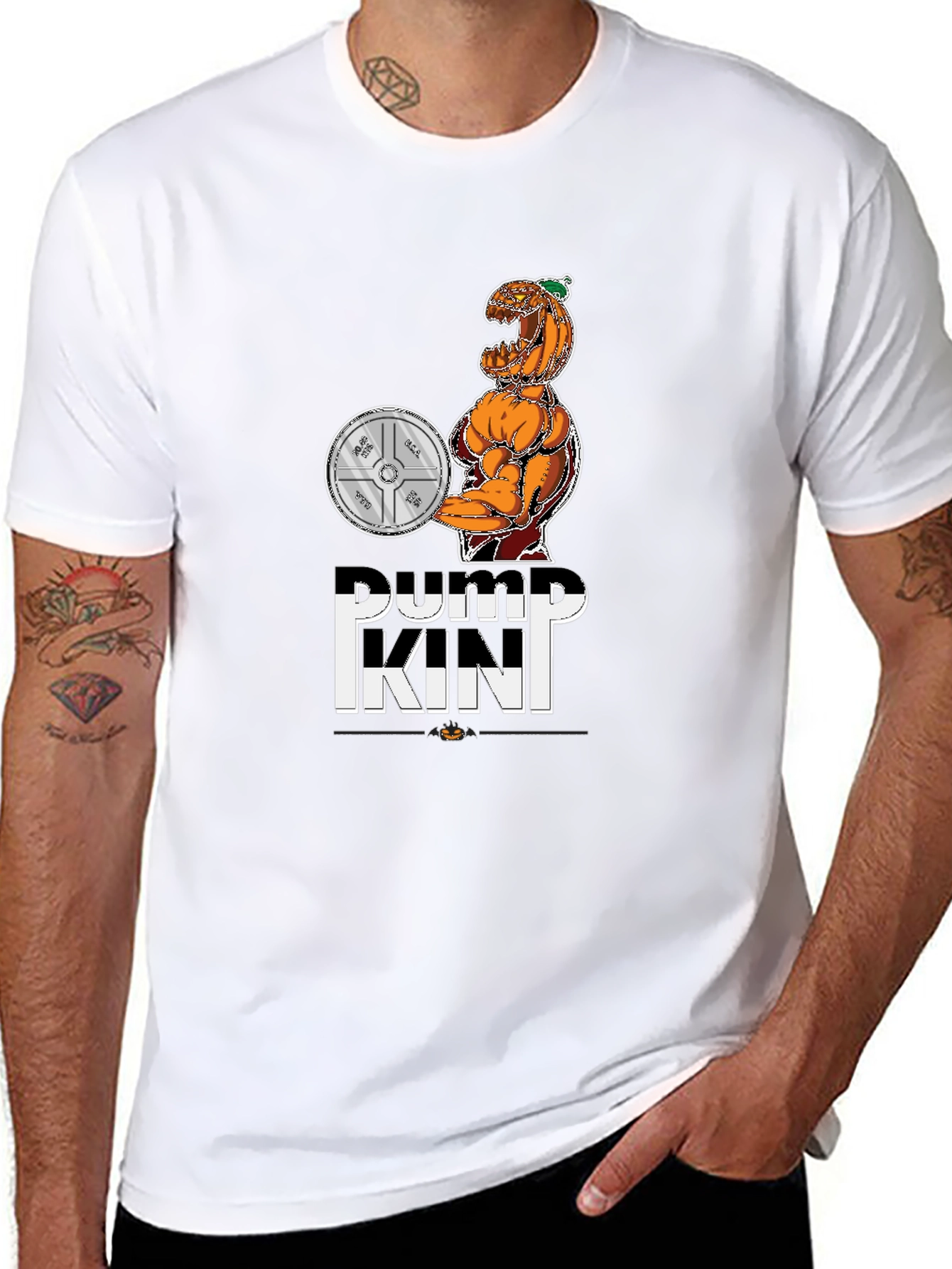 Pumpkin Gym T-Shirt | Halloween Fitness