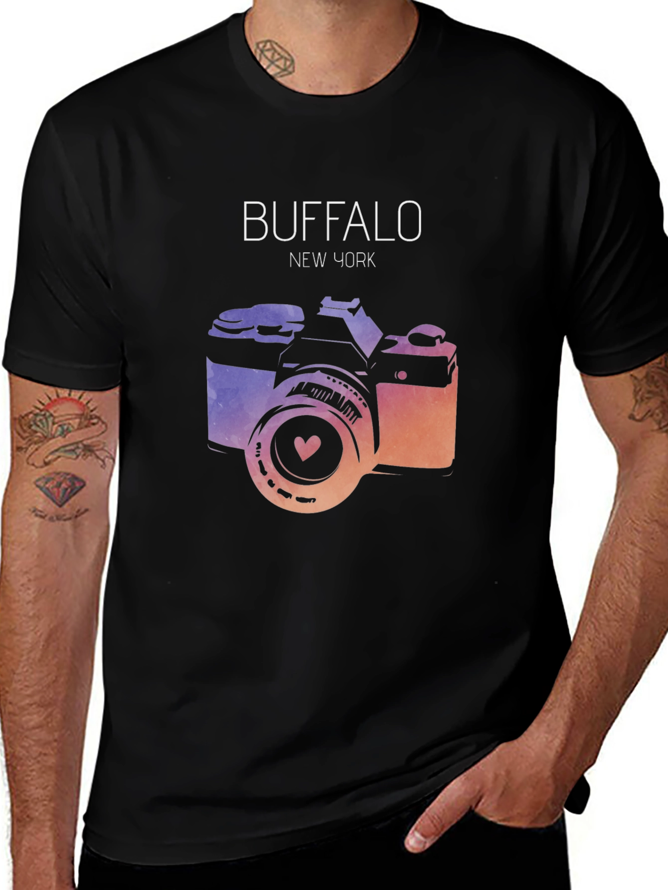 Buffalo NY Camera Graphic Tee