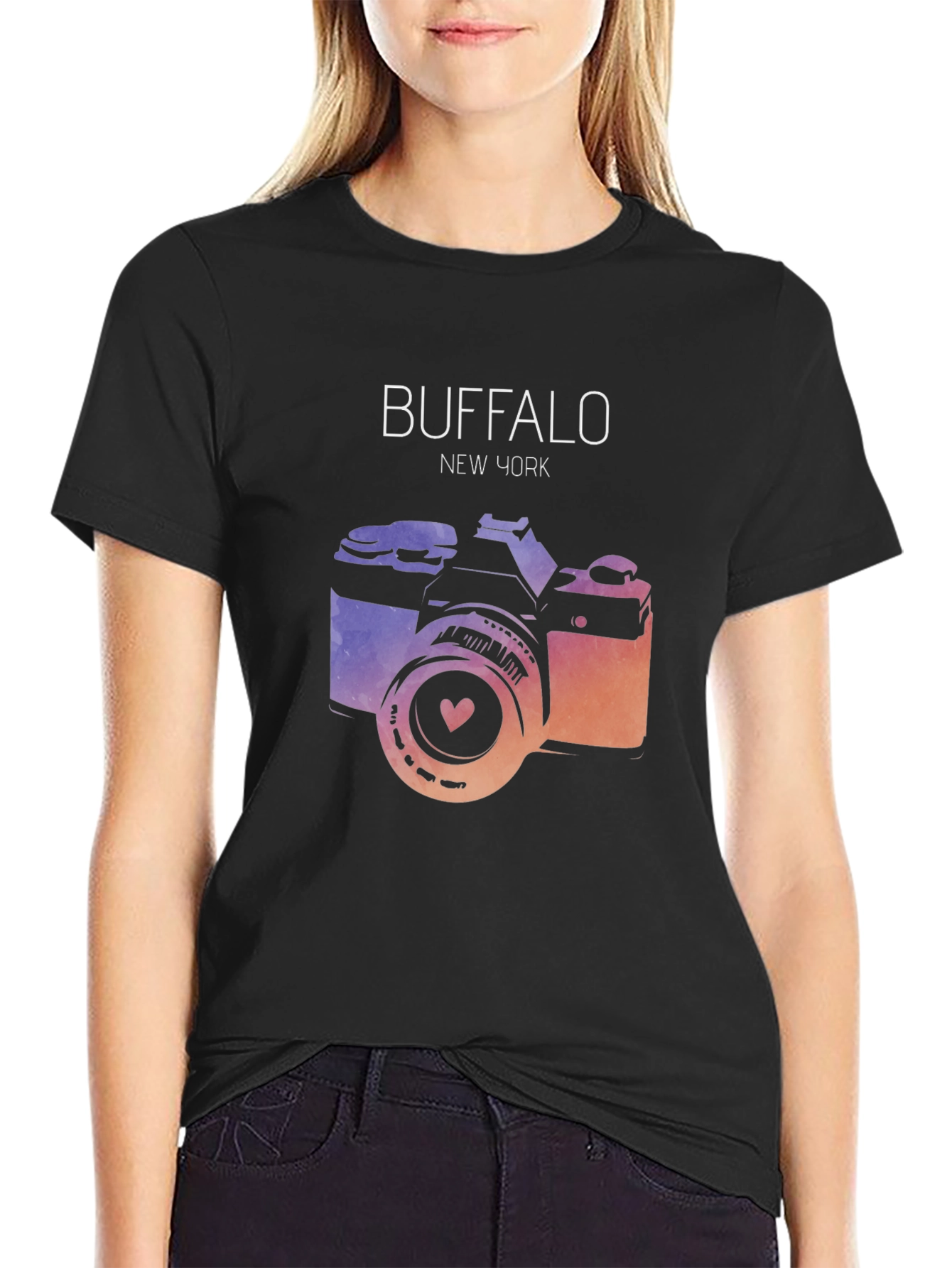 Buffalo NY Camera Graphic Tee