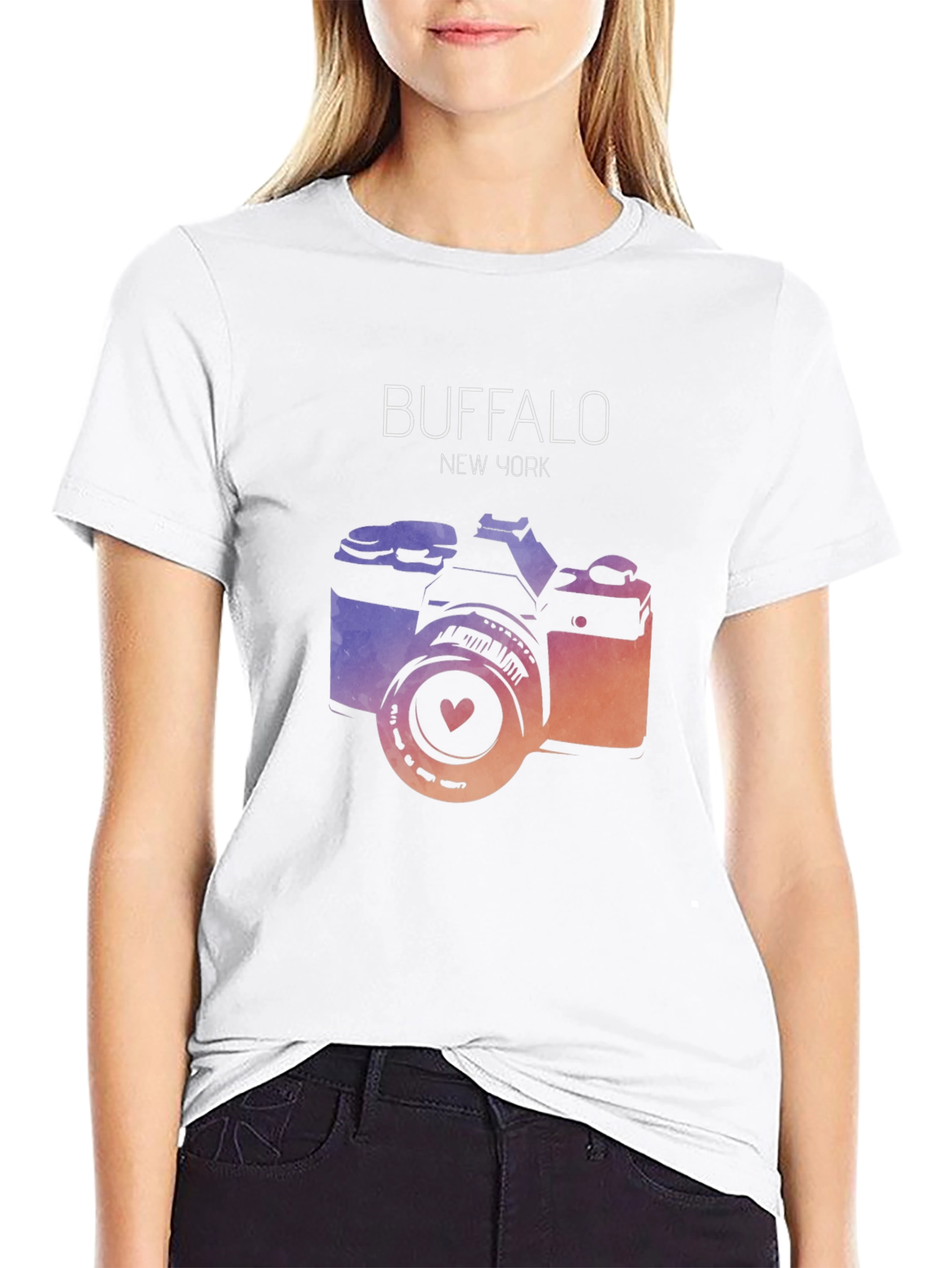 Buffalo NY Camera Graphic Tee
