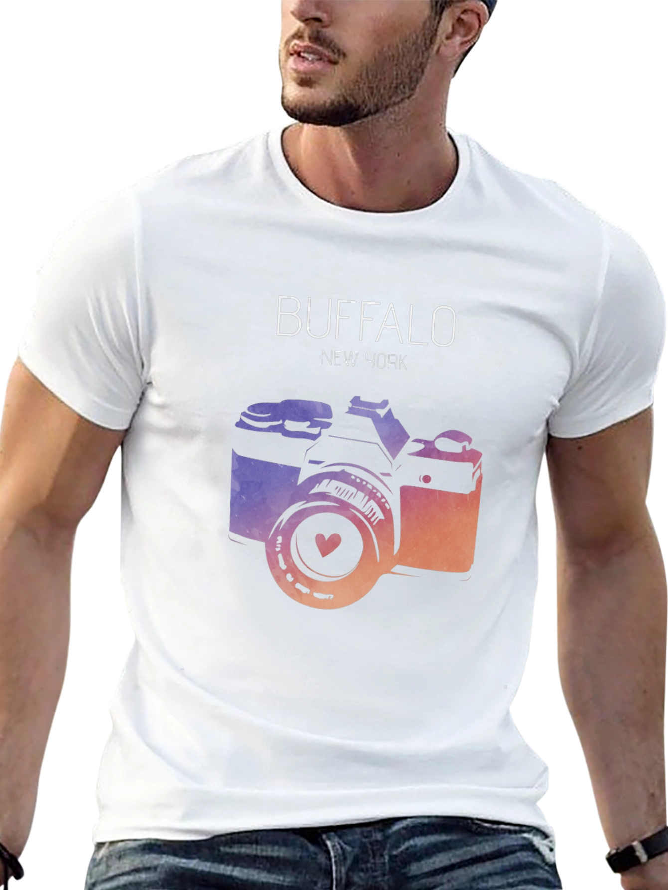 Buffalo NY Camera Graphic Tee