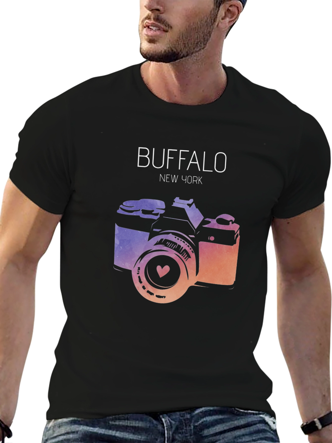 Buffalo NY Camera Graphic Tee