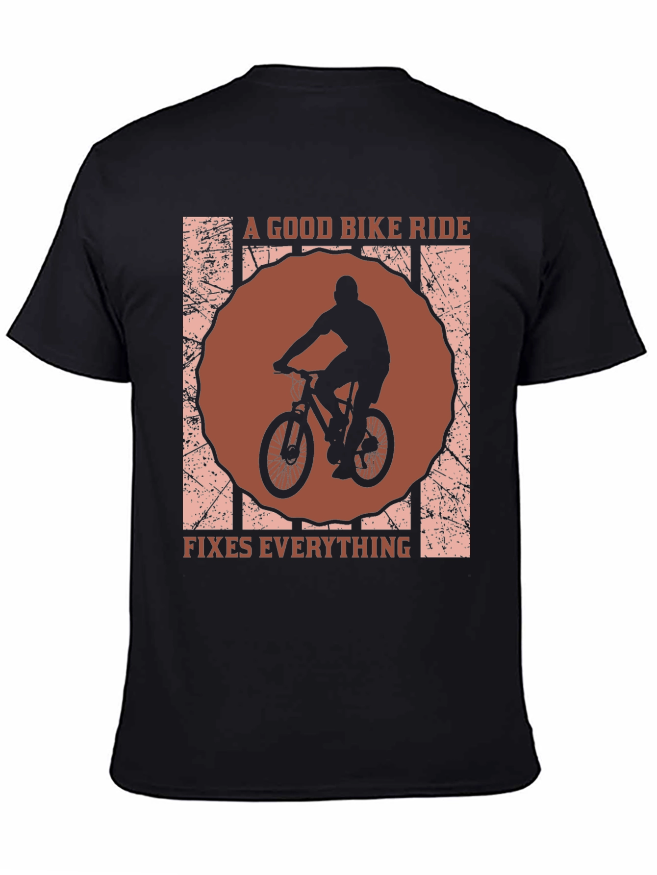 Bike Ride Fixes Everything Graphic Tee