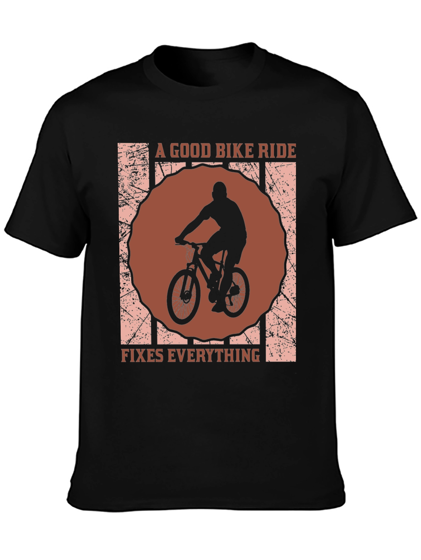 Bike Ride Fixes Everything Graphic Tee