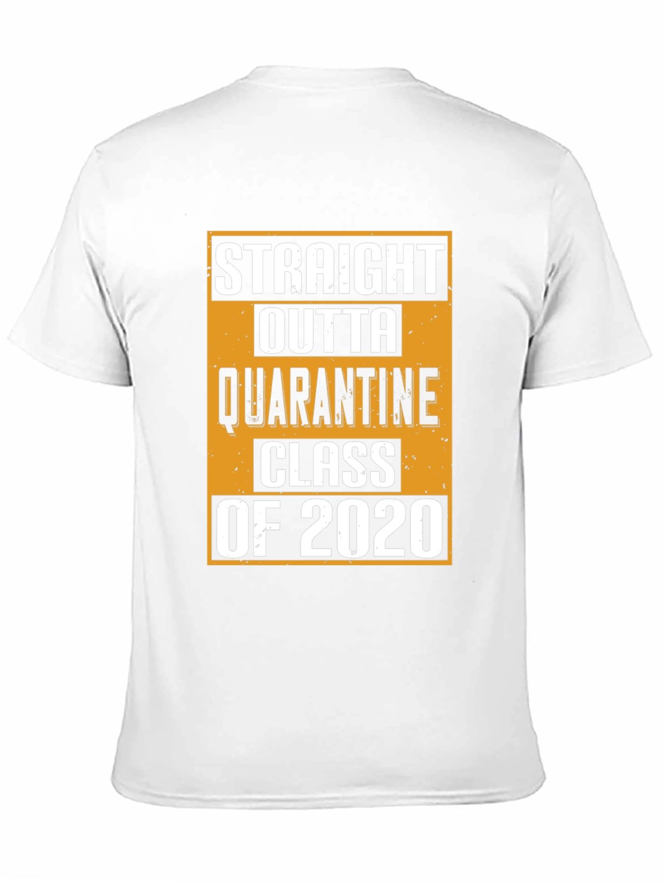 Straight Outta Quarantine Class of 2020 Black T-Shirt