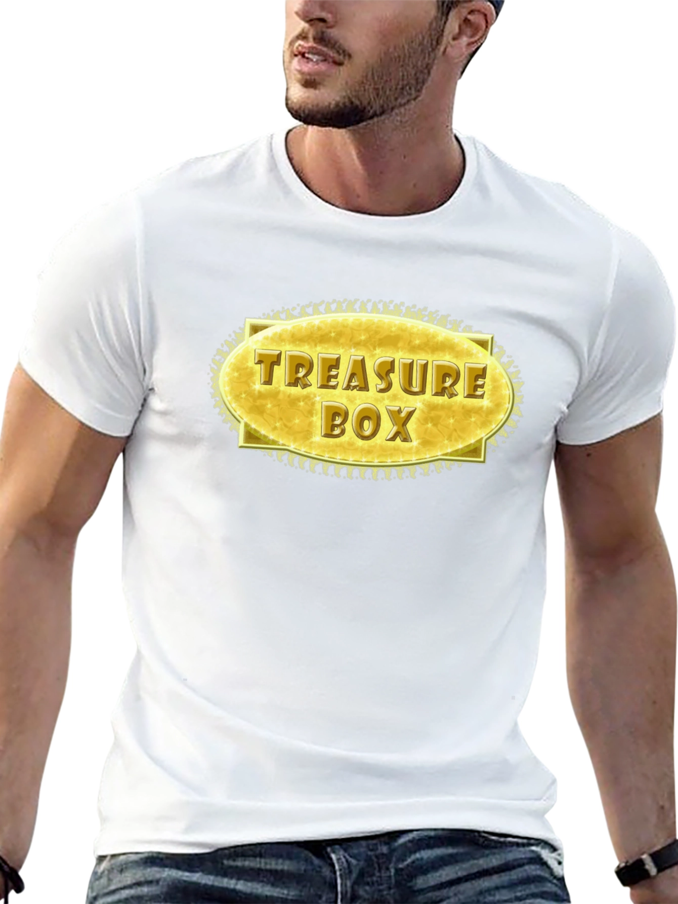 Treasure Box Graphic T-Shirt - Stylish Novelty Tee