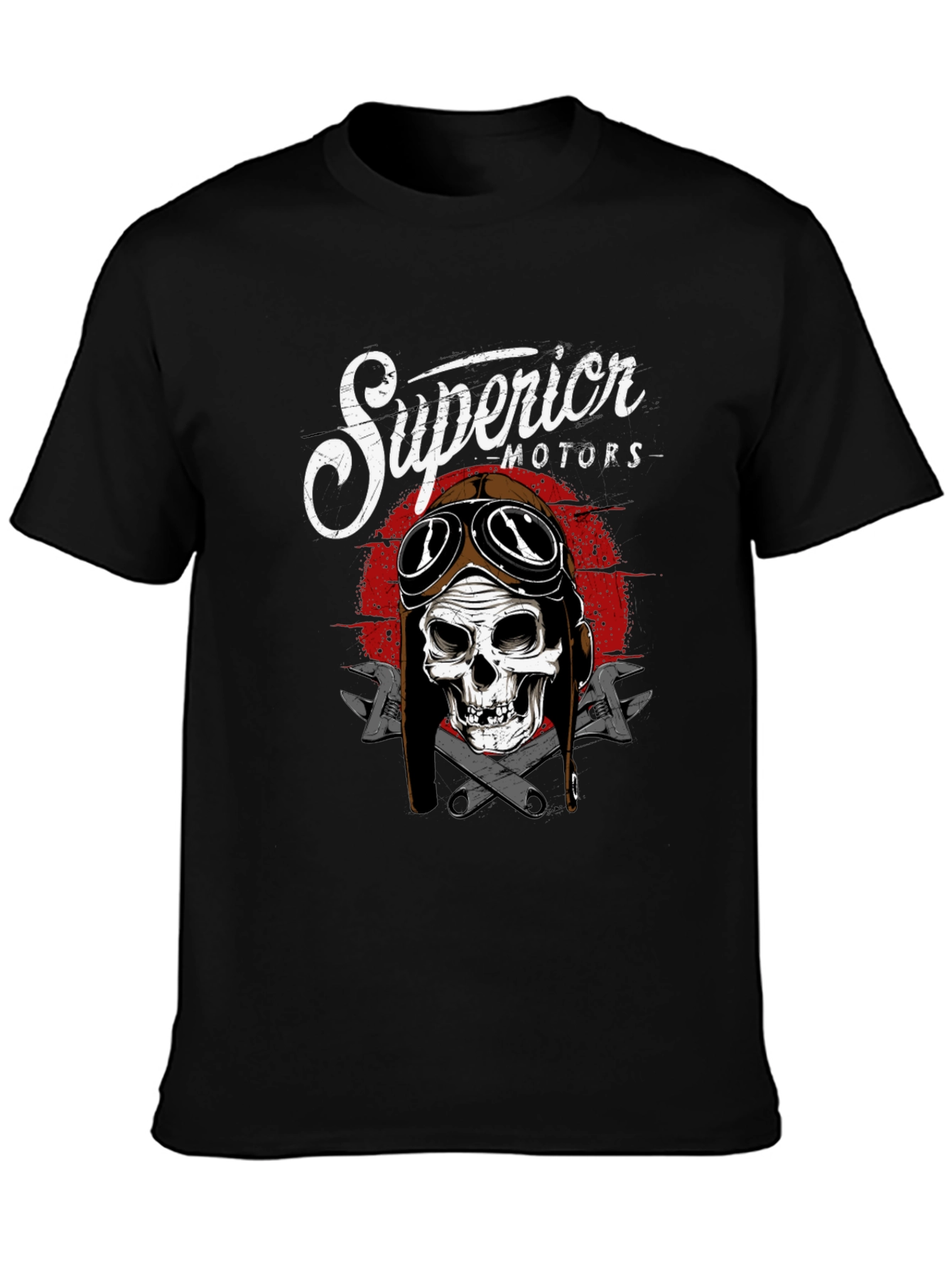 Superior Motors Skull Graphic T-Shirt