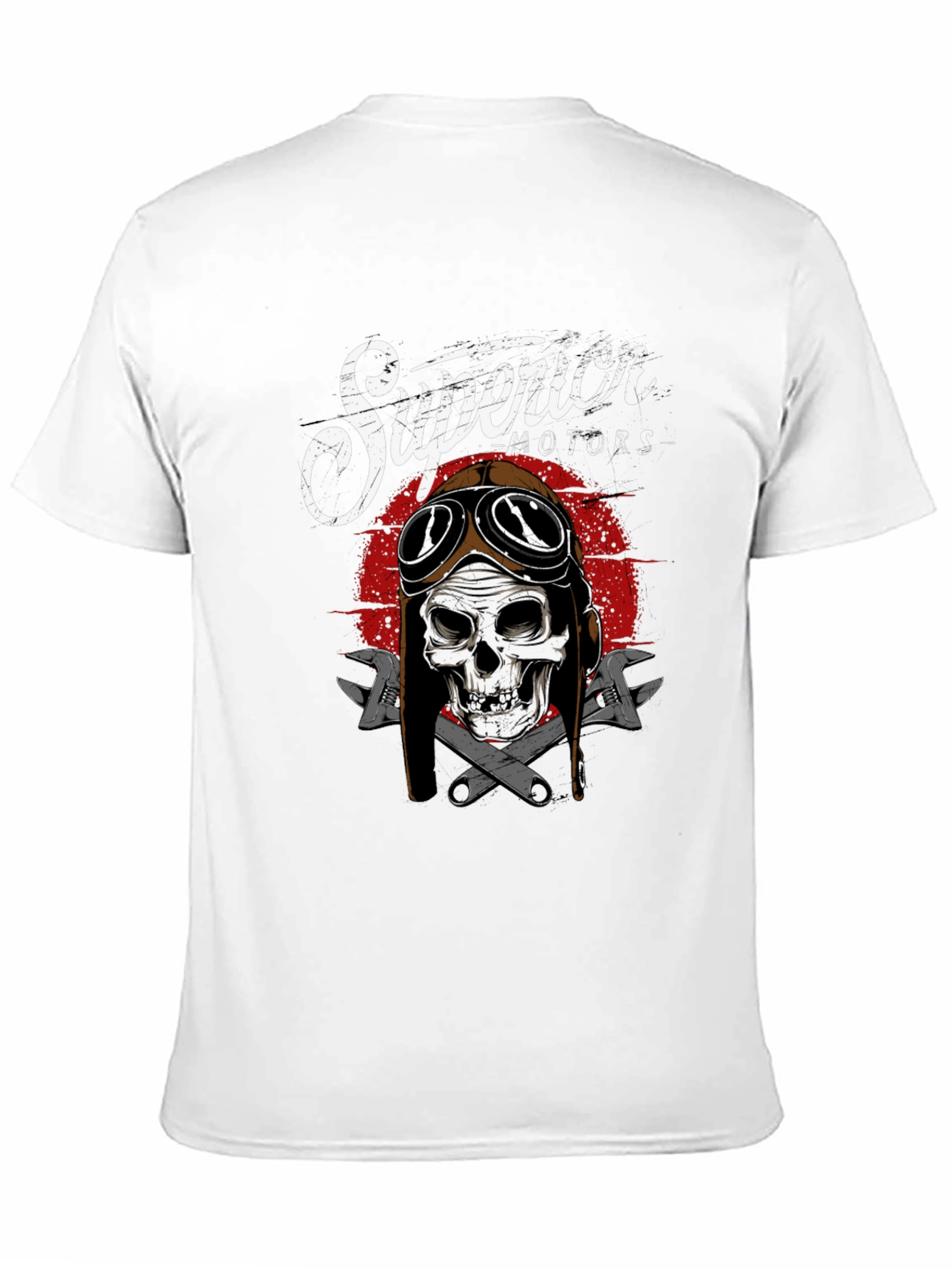 Superior Motors Skull Graphic T-Shirt