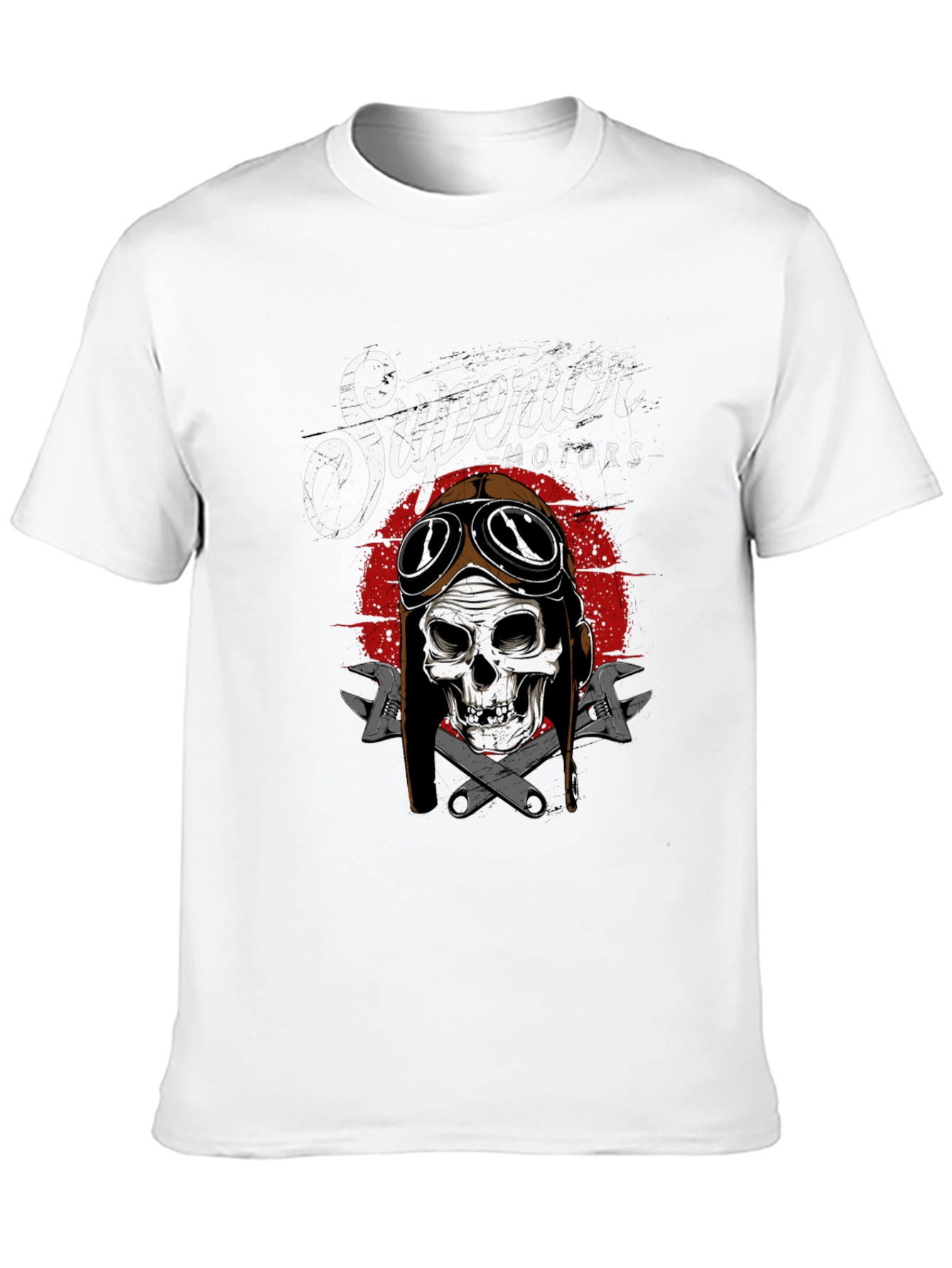 Superior Motors Skull Graphic T-Shirt