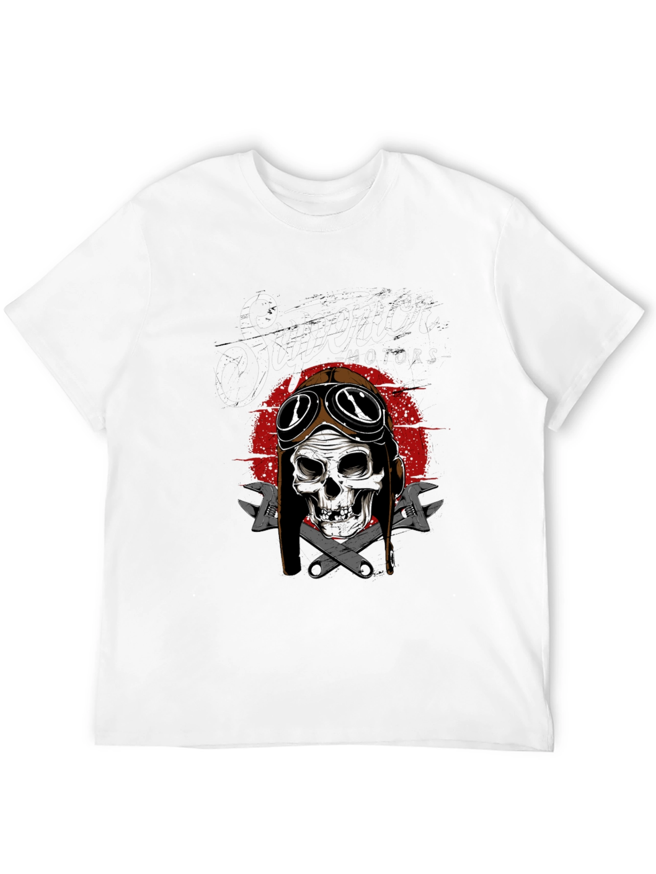 Superior Motors Skull Graphic T-Shirt