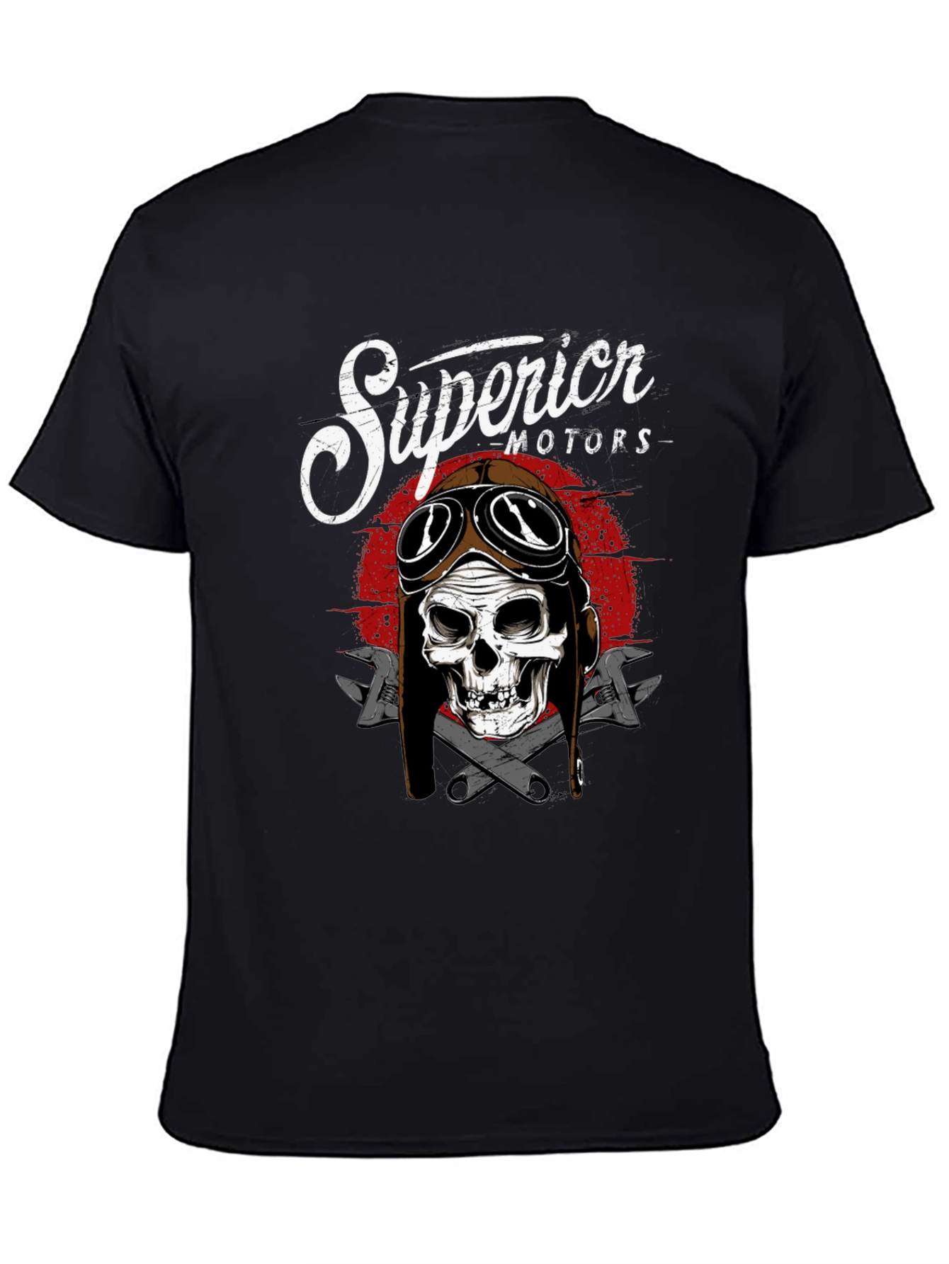 Superior Motors Skull Graphic T-Shirt